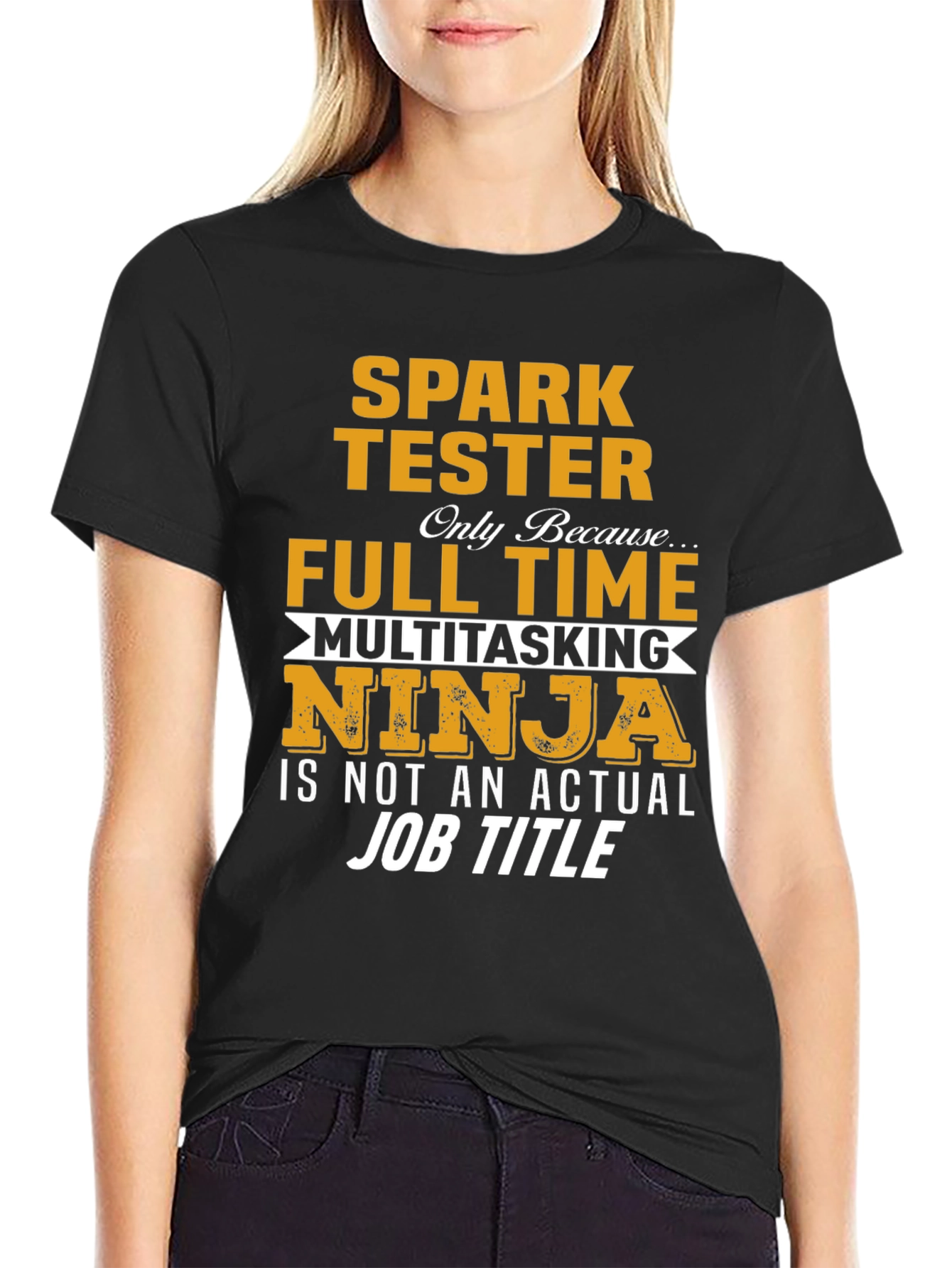 Spark Tester Multitasking Ninja T-Shirt