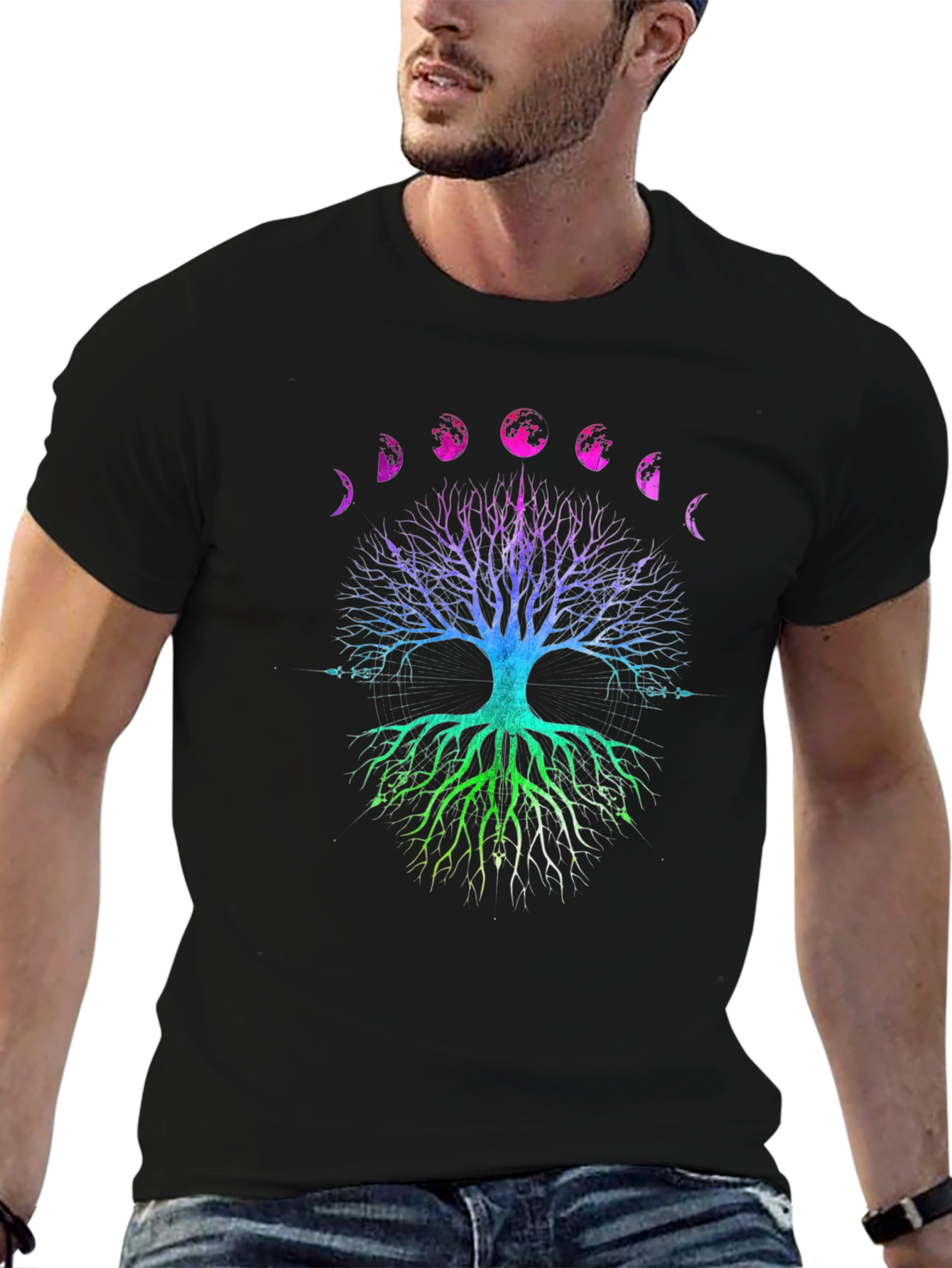 Tree of Life Moon Phases Graphic Tee