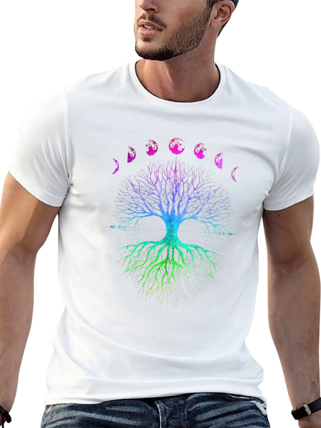Tree of Life Moon Phases Graphic Tee