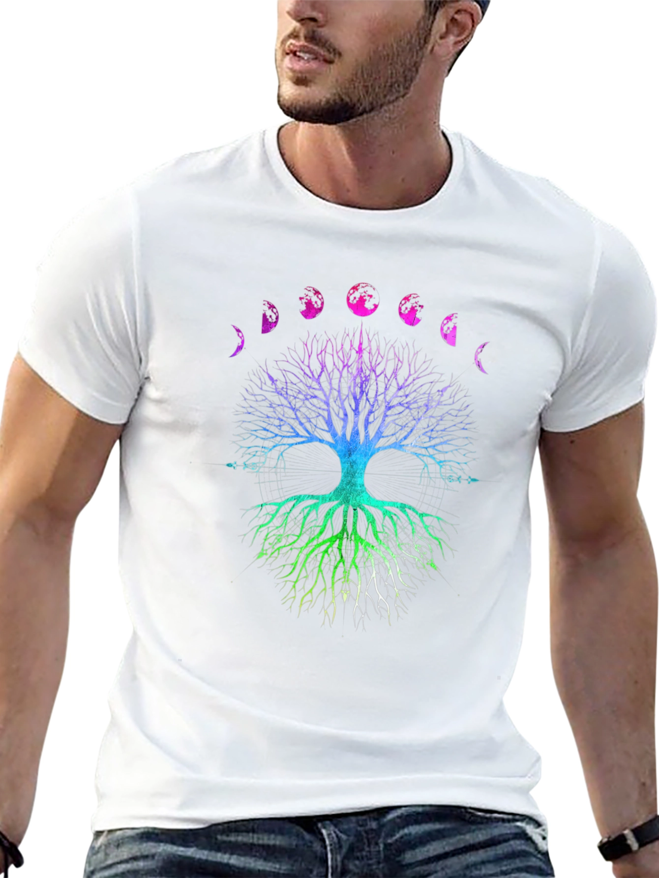 Tree of Life Moon Phases Graphic Tee