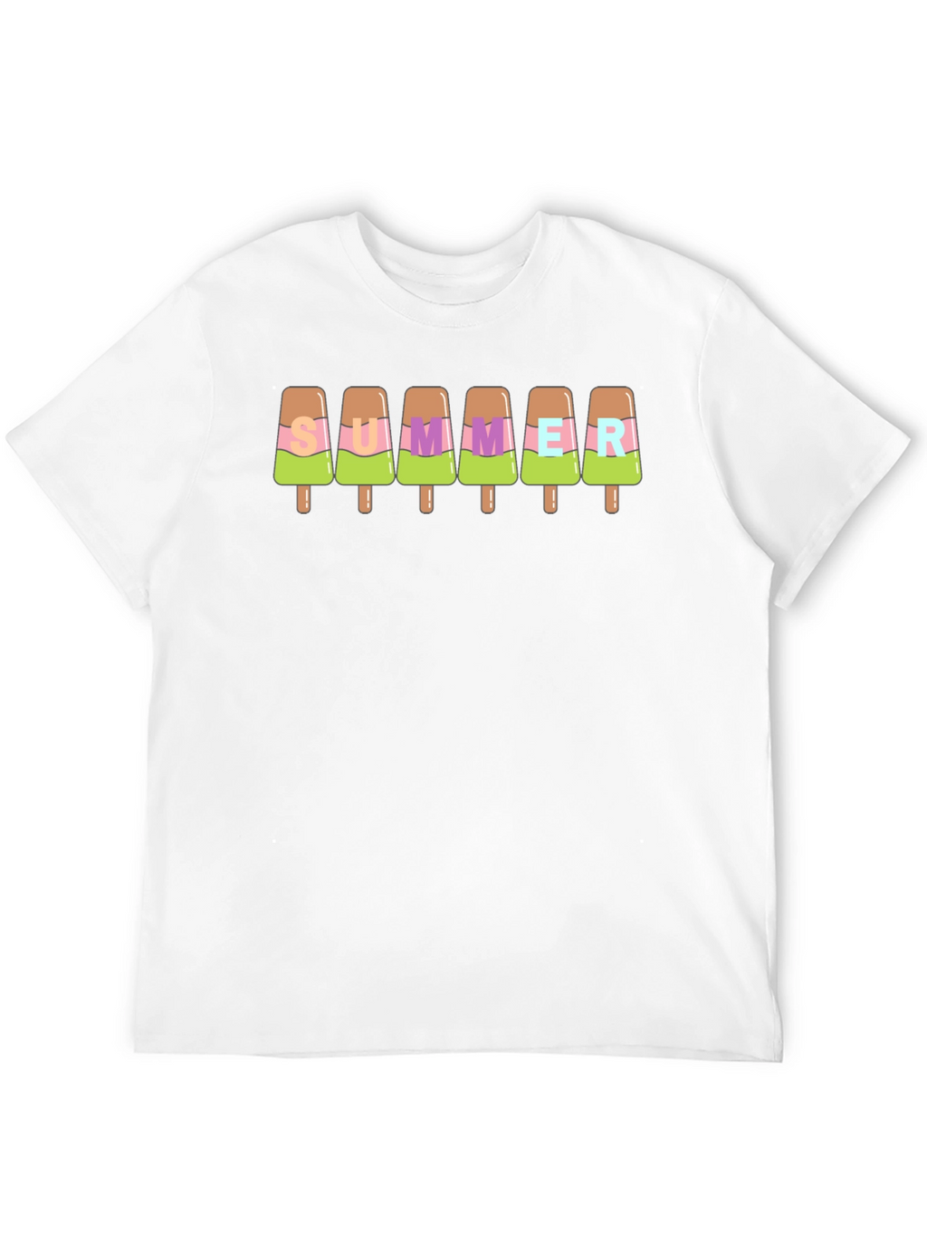 Summer Popsicle Graphic Tee - Fun & Casual