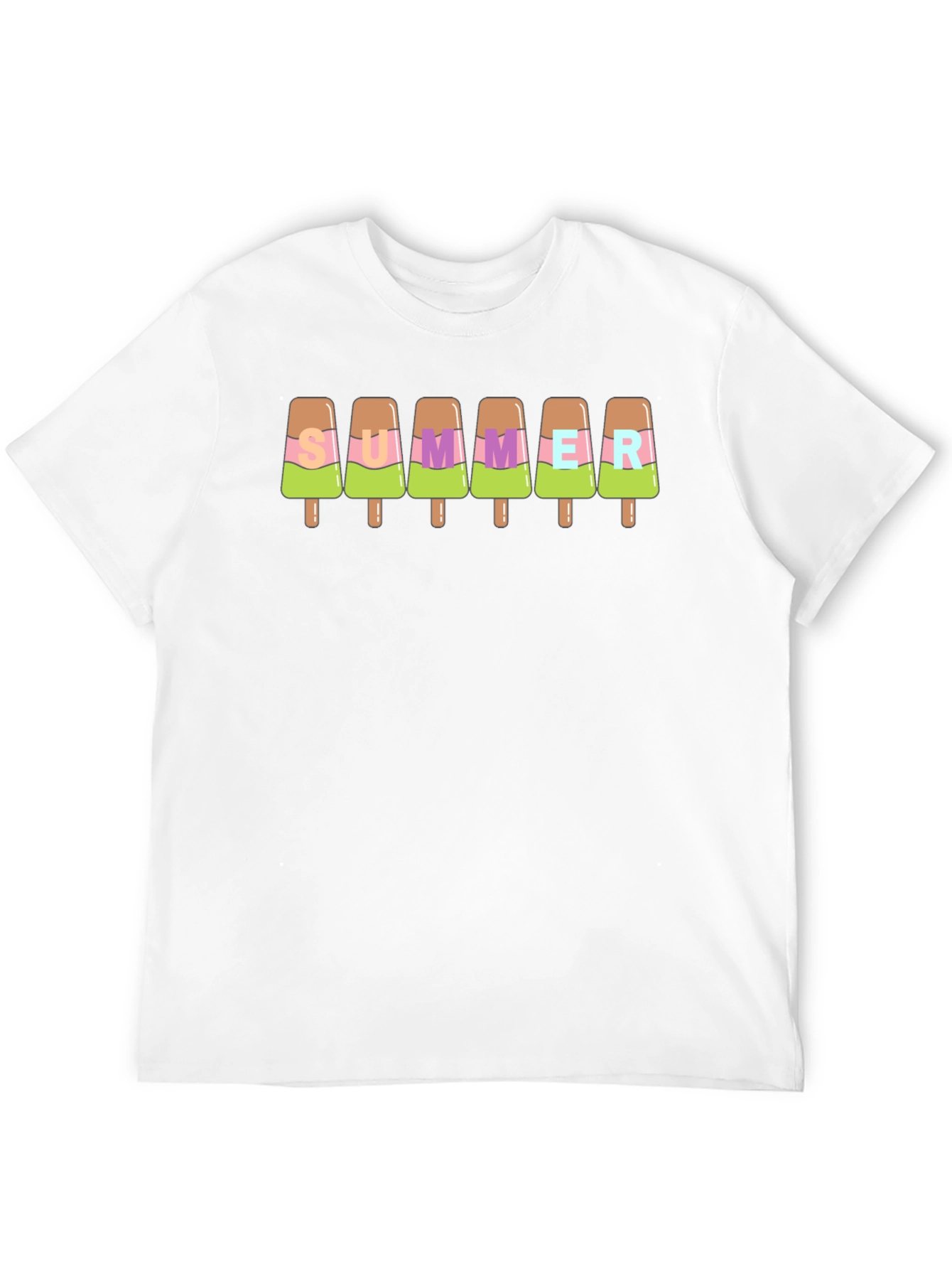 Summer Popsicle Graphic Tee - Fun & Casual