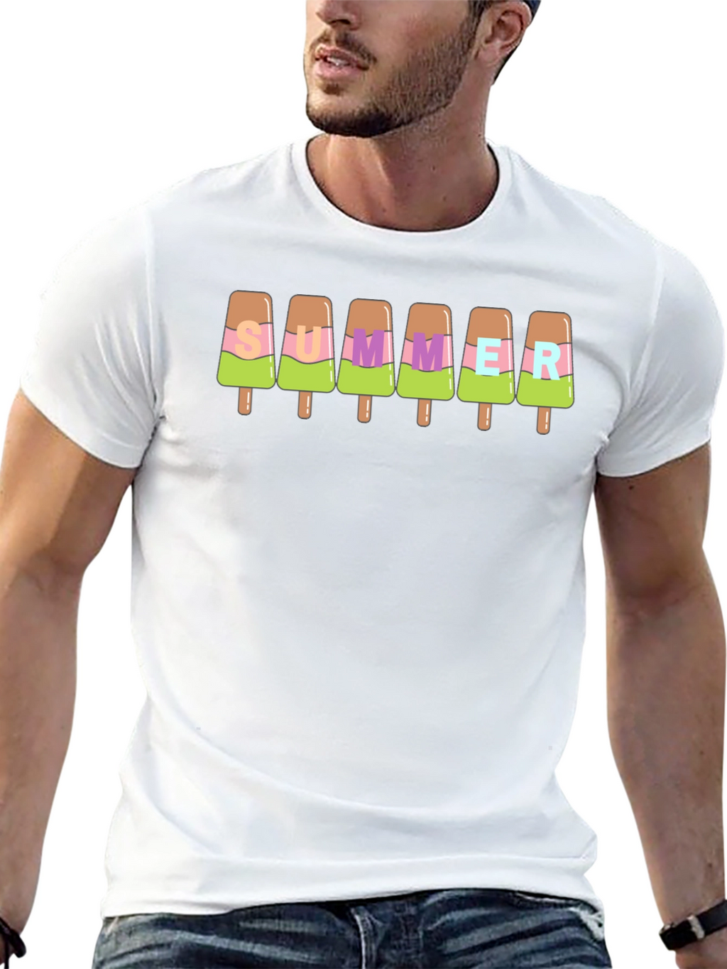 Summer Popsicle Graphic Tee - Fun & Casual