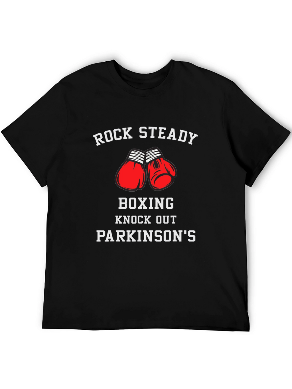 Rock Steady Boxing T-Shirt Parkinsons Knock Out