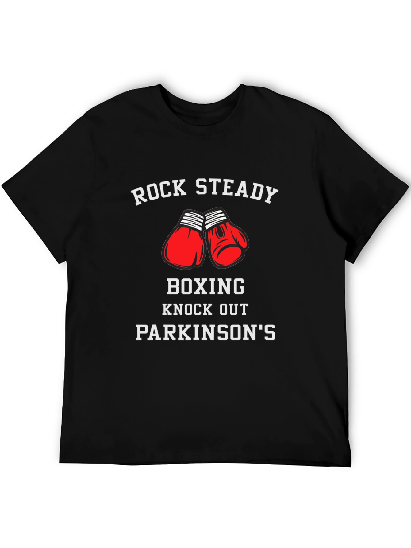 Rock Steady Boxing T-Shirt Parkinsons Knock Out