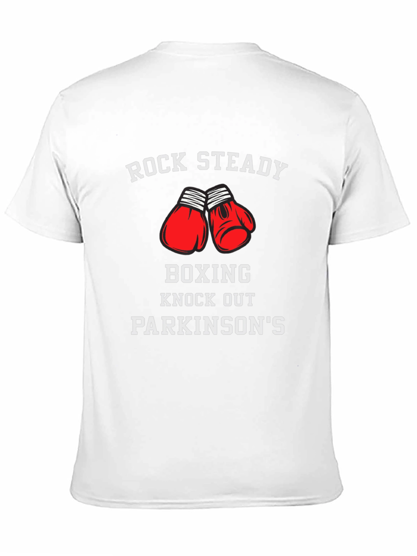 Rock Steady Boxing T-Shirt Parkinsons Knock Out