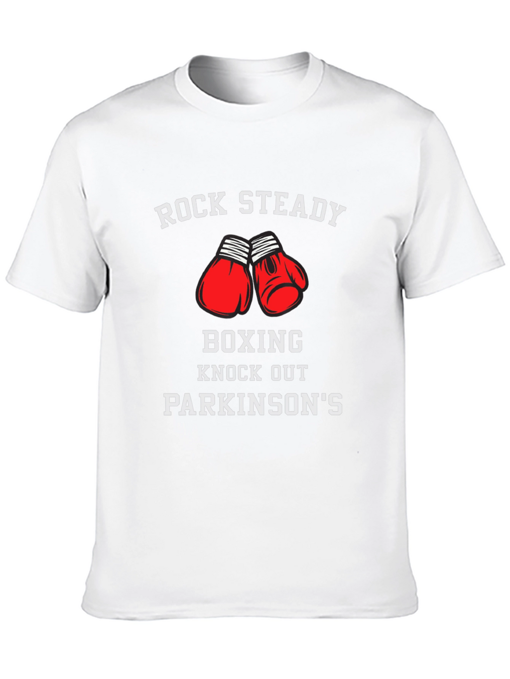 Rock Steady Boxing T-Shirt Parkinsons Knock Out