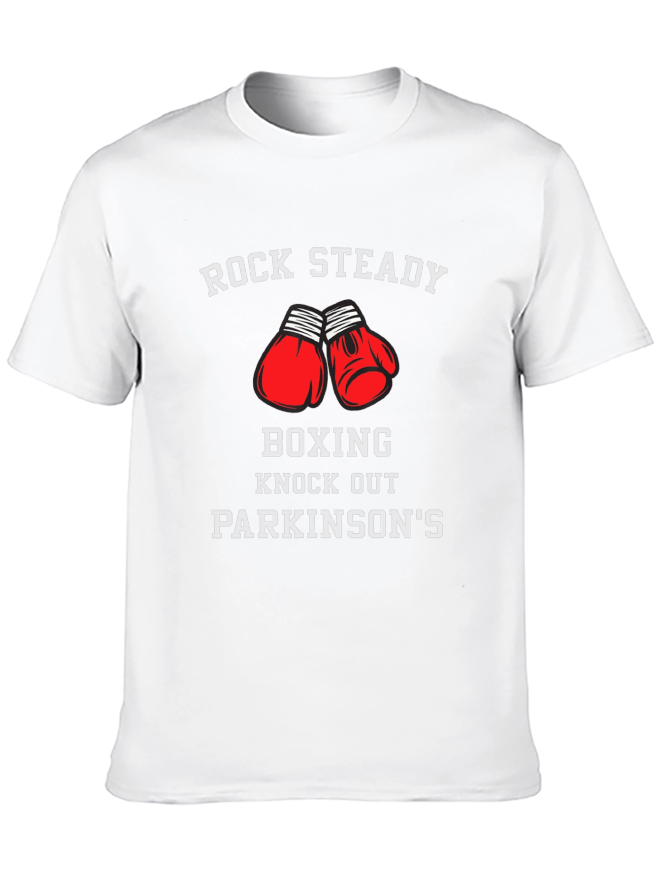 Rock Steady Boxing T-Shirt Parkinsons Knock Out
