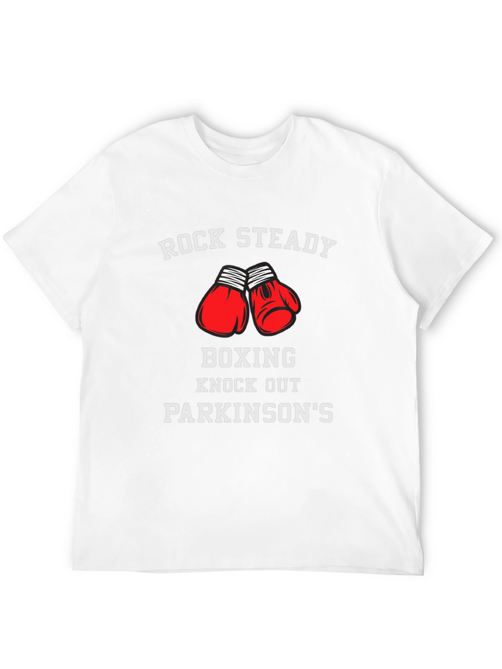 Rock Steady Boxing T-Shirt Parkinsons Knock Out