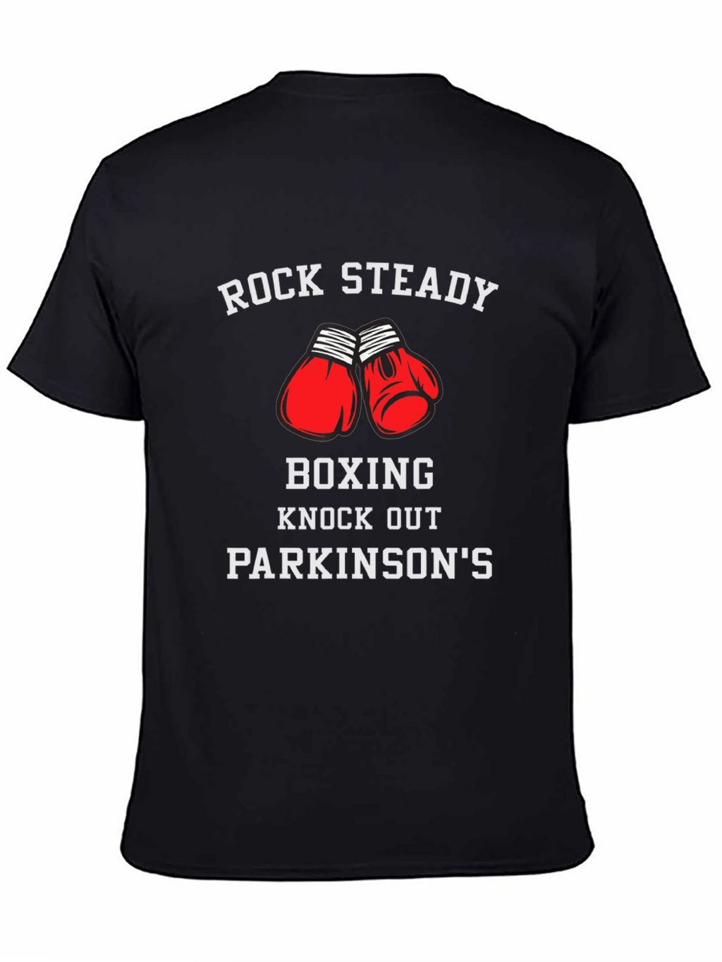 Rock Steady Boxing T-Shirt Parkinsons Knock Out