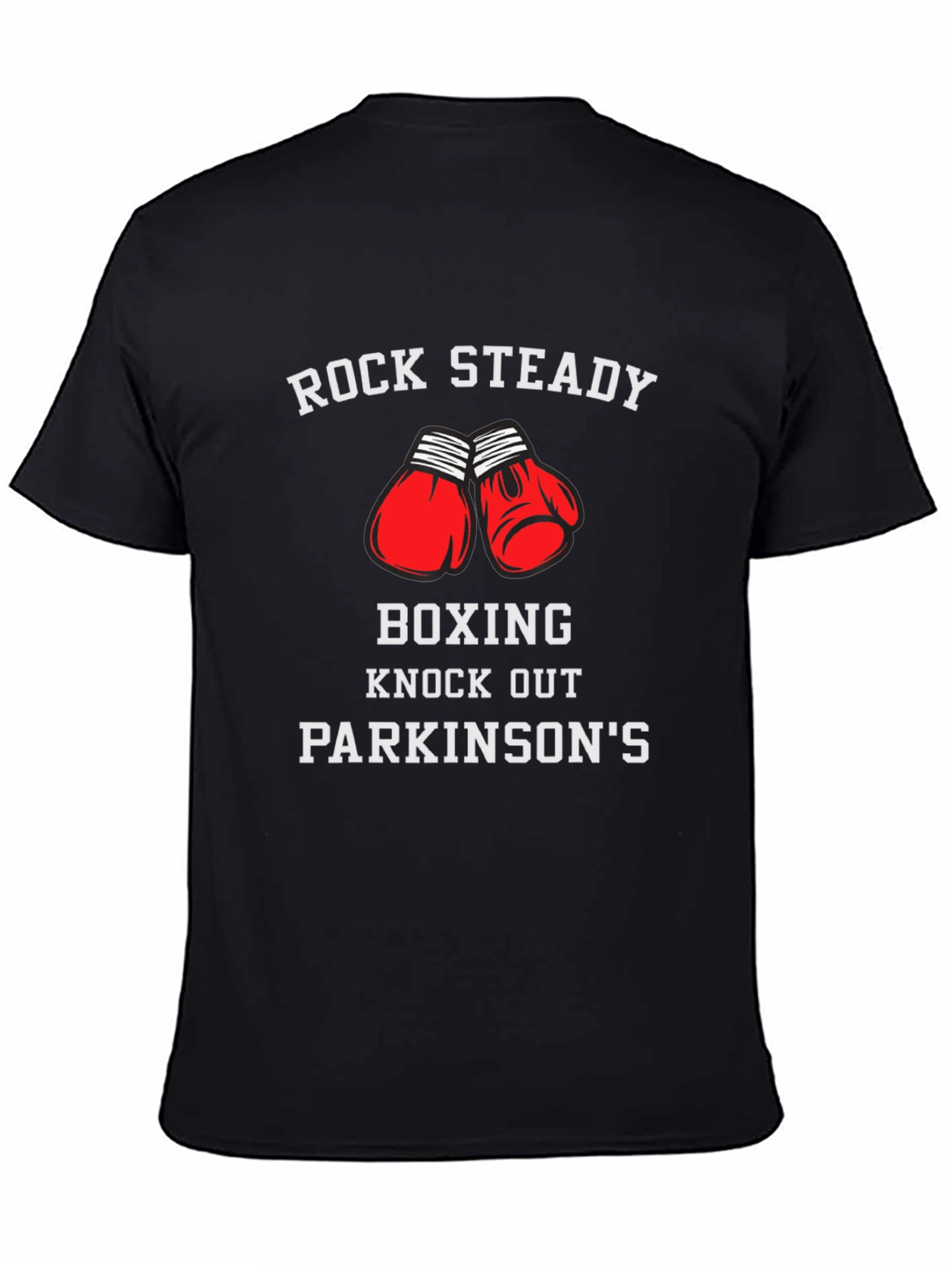 Rock Steady Boxing T-Shirt Parkinsons Knock Out