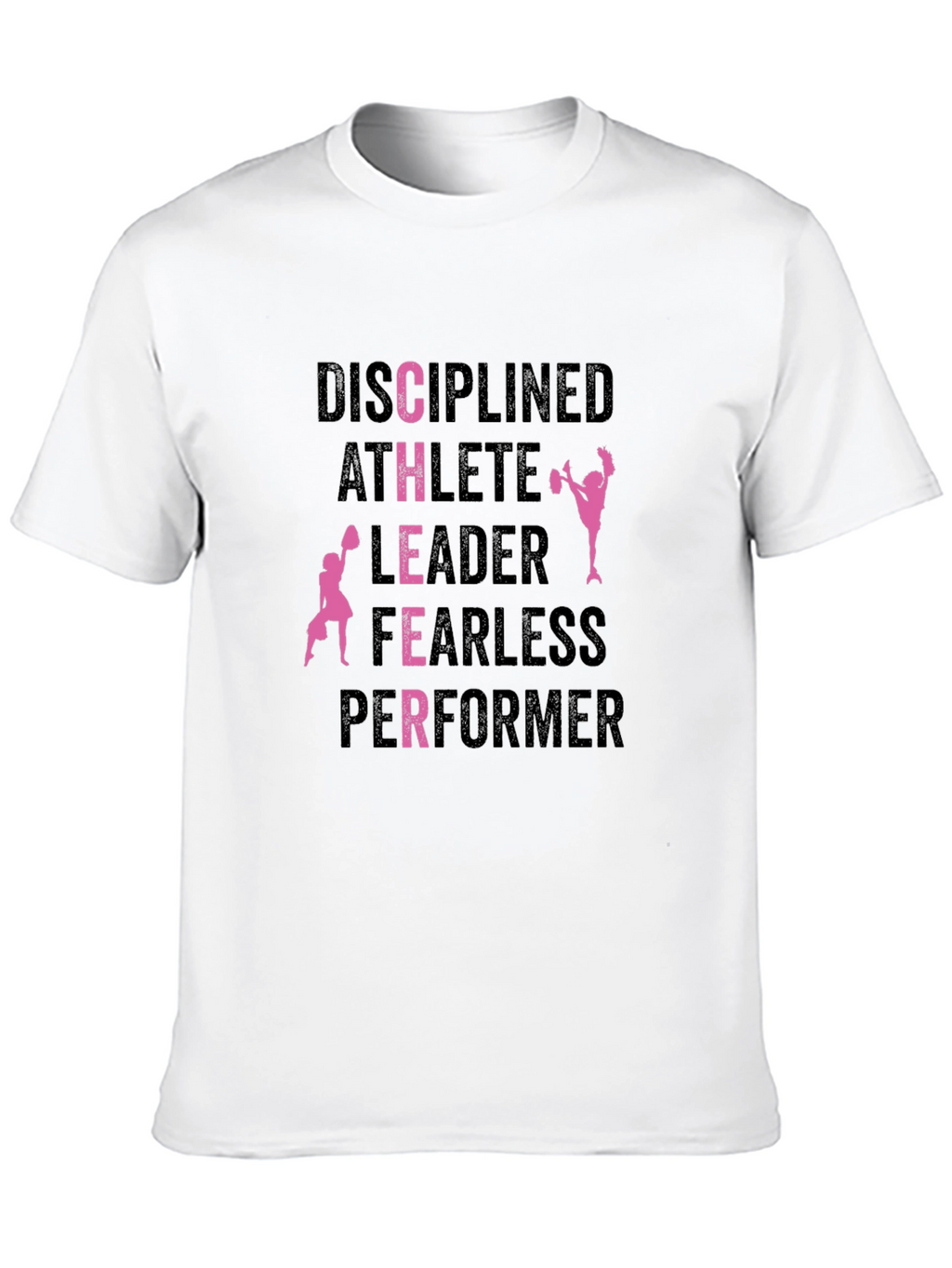 Cheerleader Disciplined T-Shirt - Black