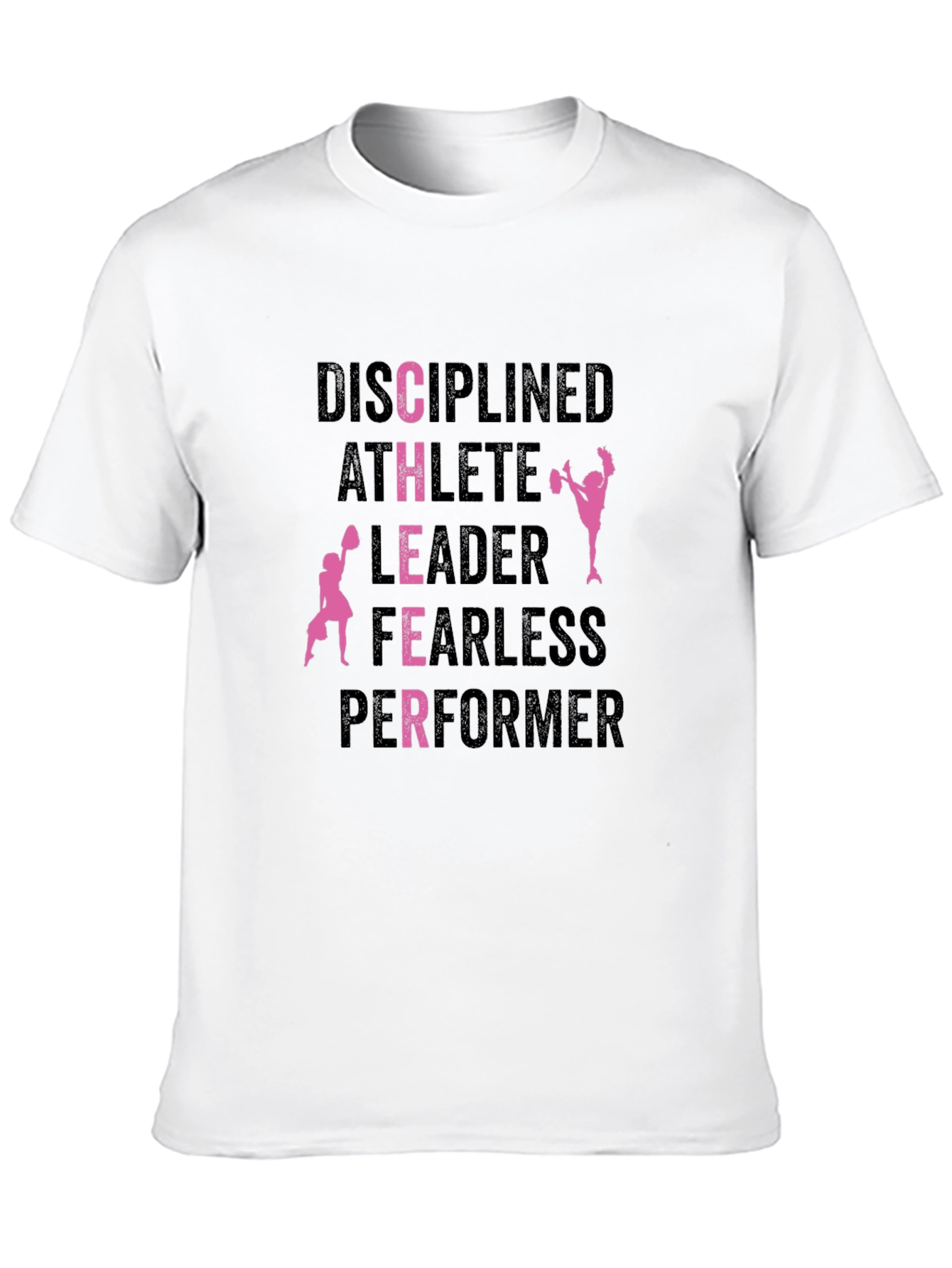 Cheerleader Disciplined T-Shirt - Black