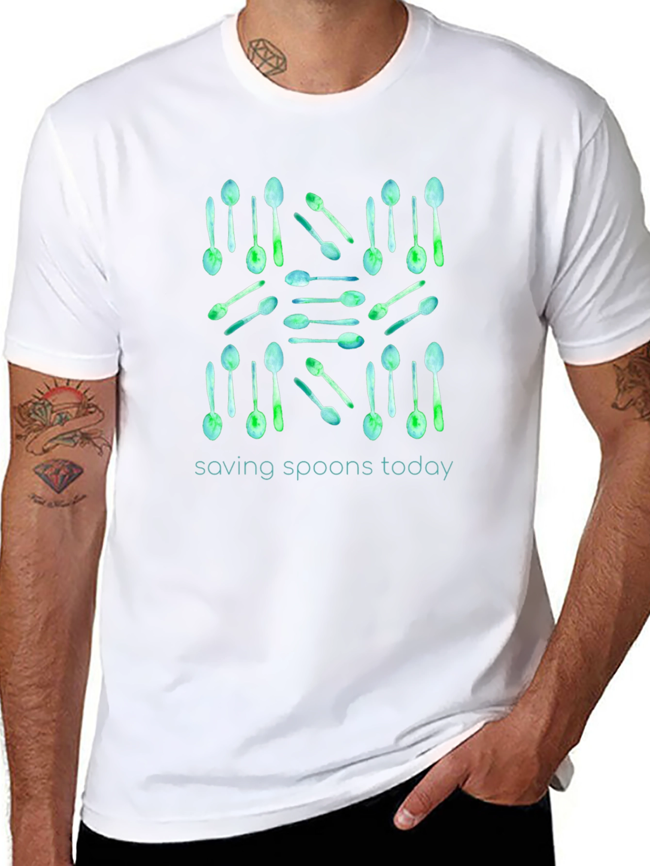 Saving Spoons Today Graphic Tee