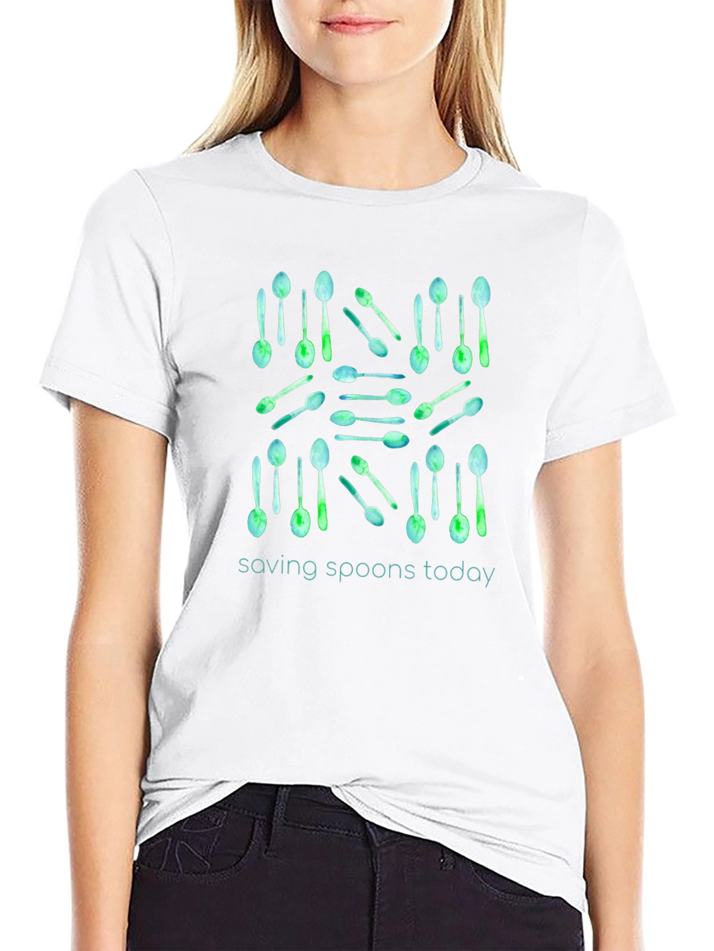 Saving Spoons Today Graphic Tee