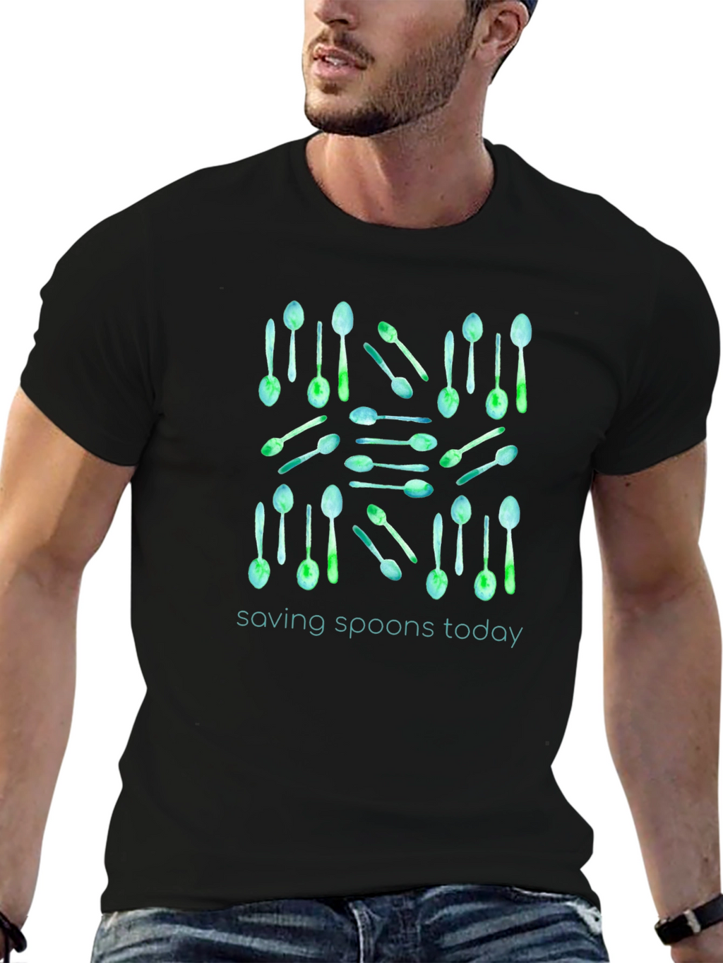 Saving Spoons Today Graphic Tee