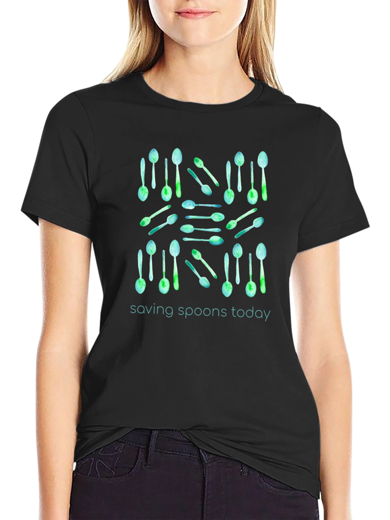 Saving Spoons Today Graphic Tee