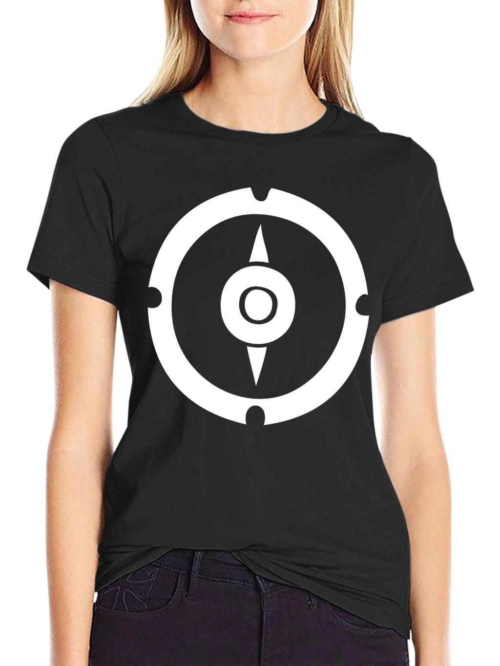 Compass Graphic T-Shirt - Black