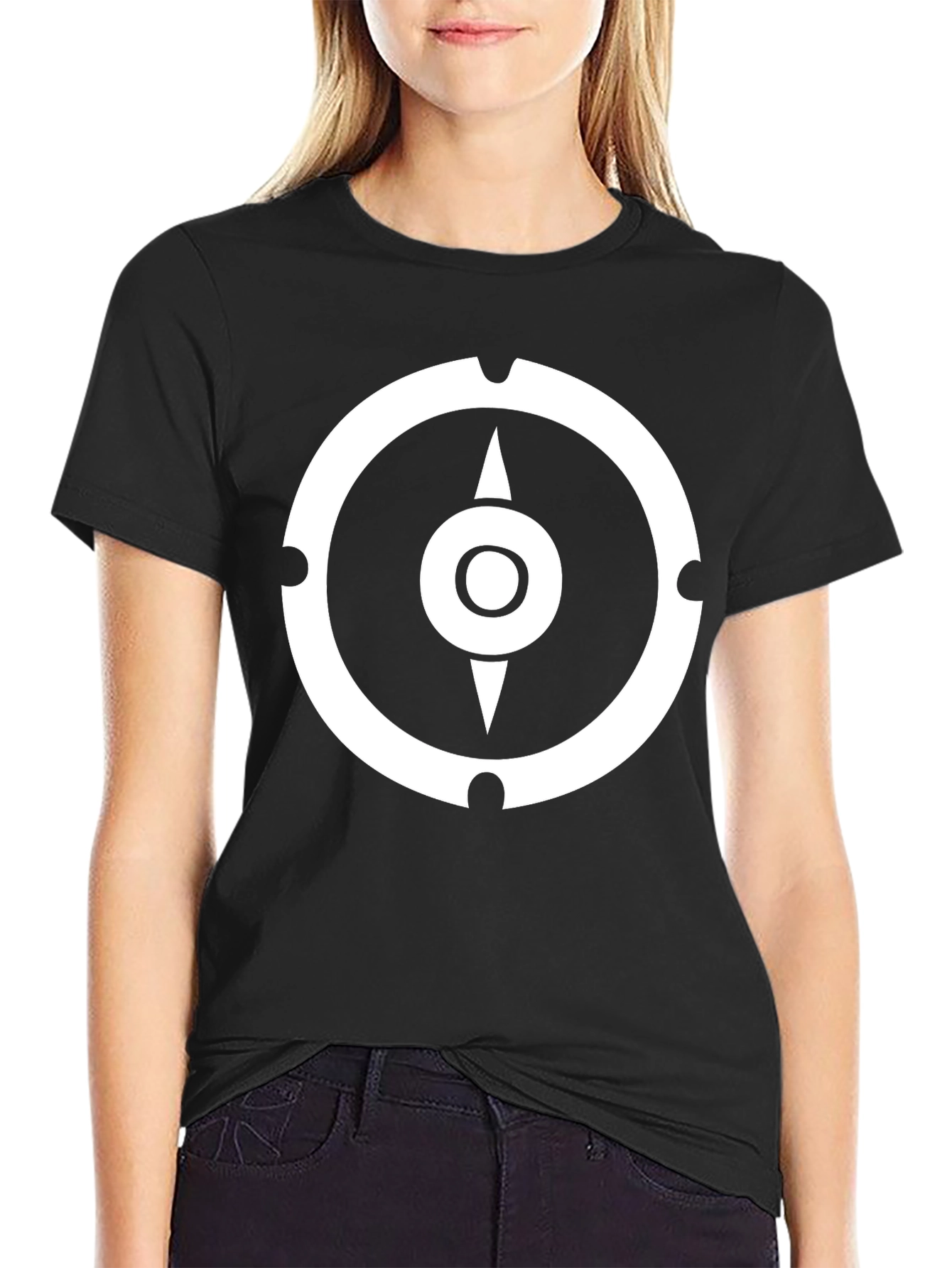 Compass Graphic T-Shirt - Black