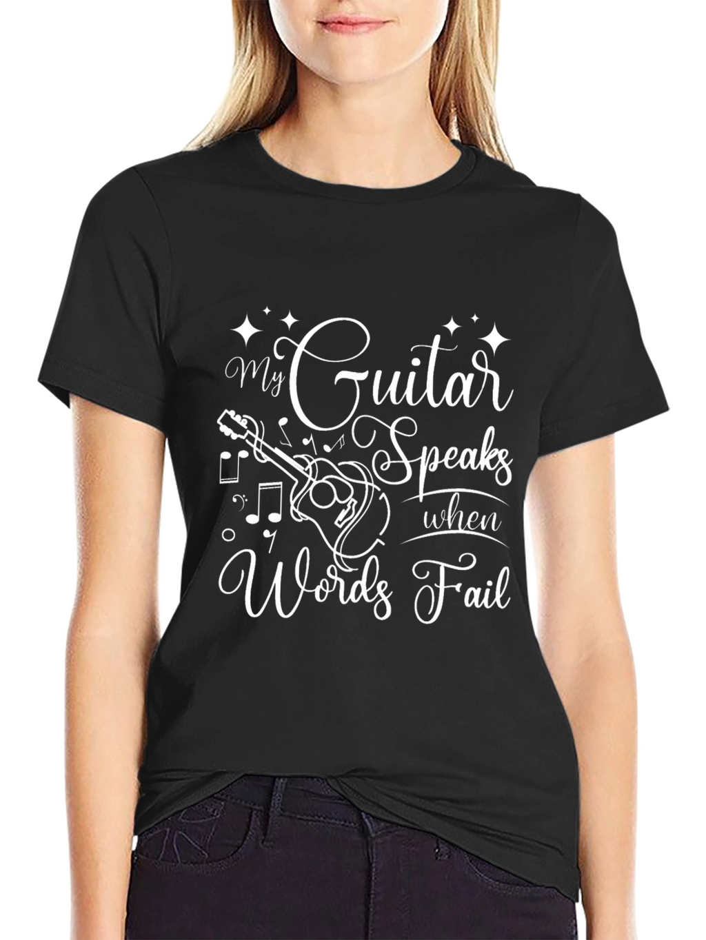 Guitar Speaks T-Shirt - Musician Apparel