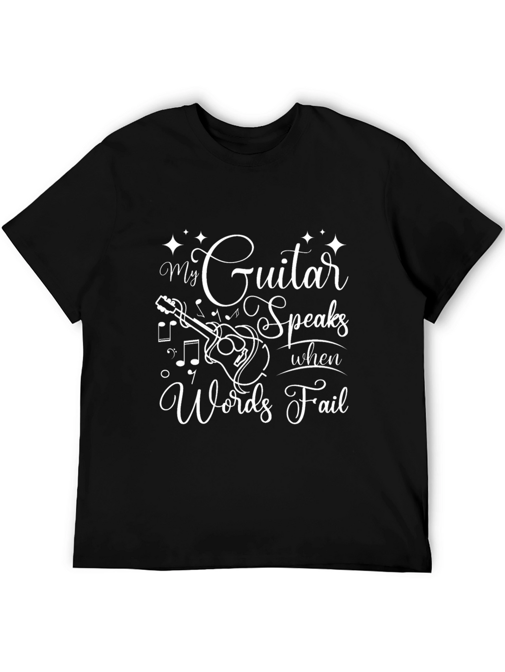 Guitar Speaks T-Shirt - Musician Apparel