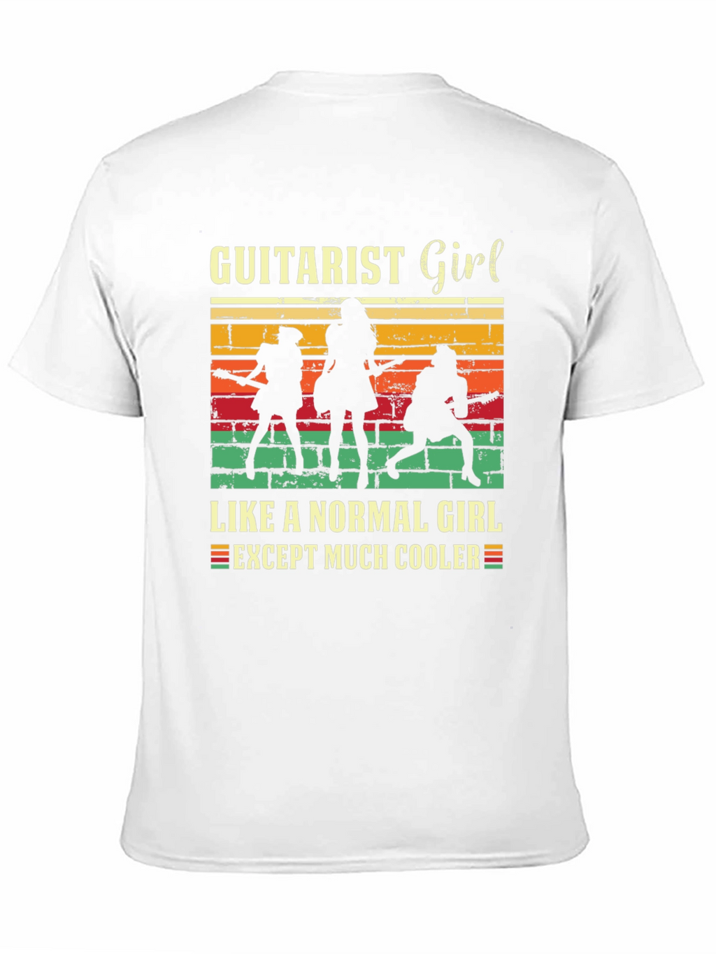 Guitarist Girl Tee: Rock & Roll Cool