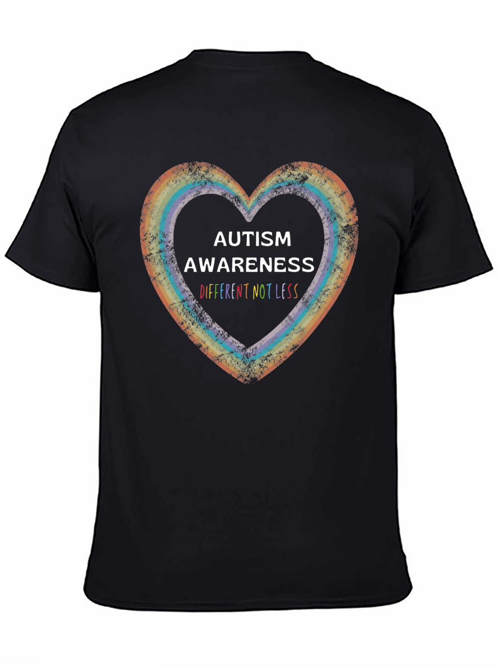 Autism Awareness Graphic Tee: Different Not Less