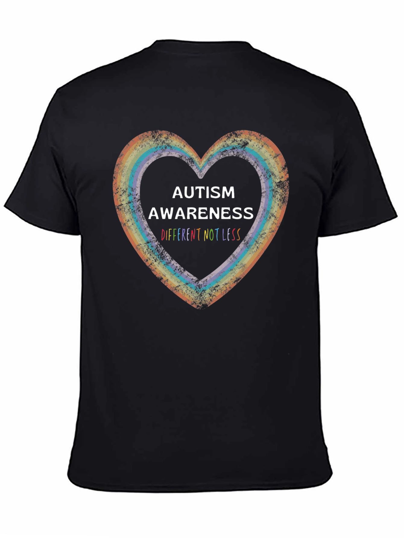 Autism Awareness Graphic Tee: Different Not Less