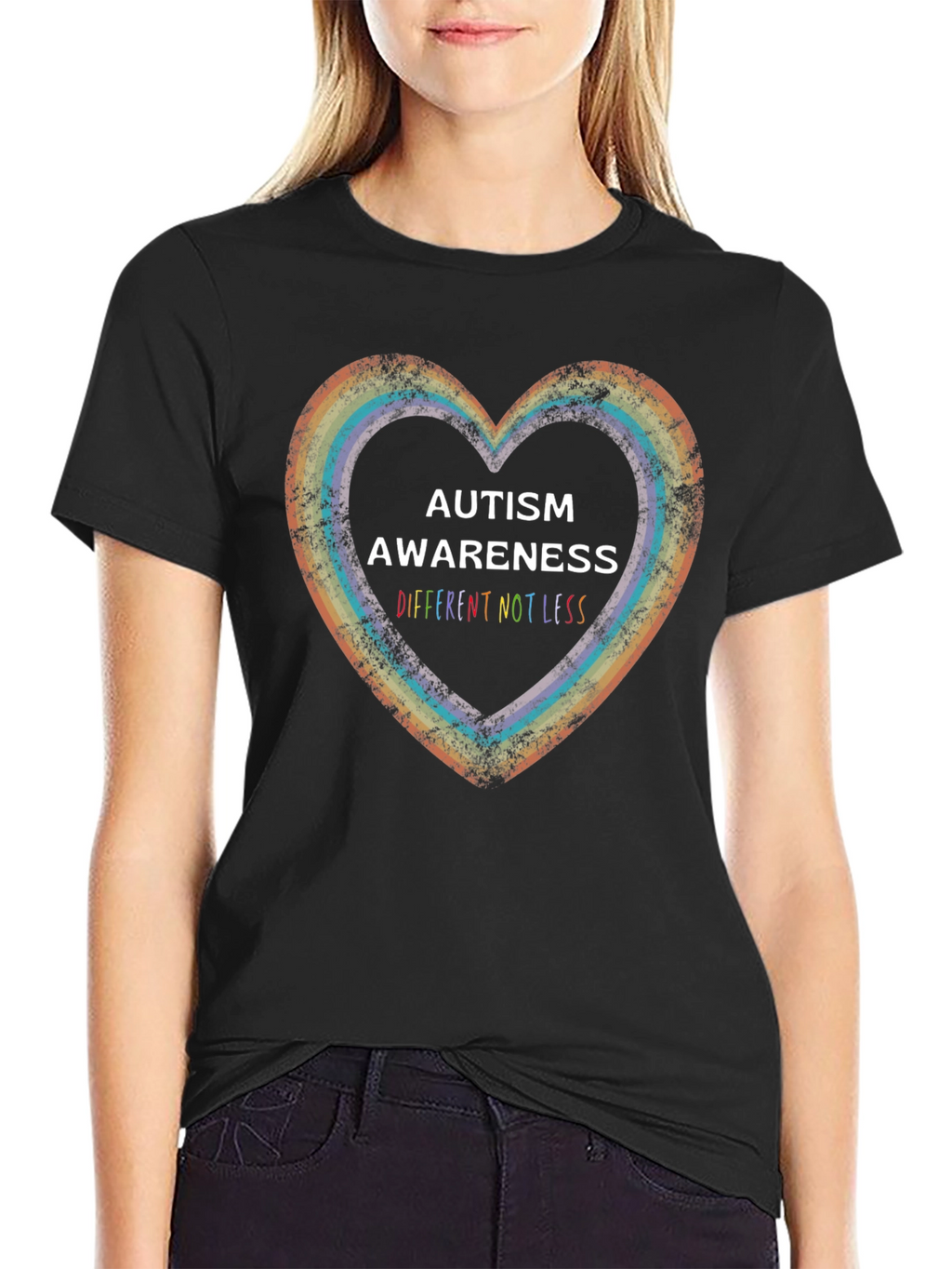 Autism Awareness Graphic Tee: Different Not Less