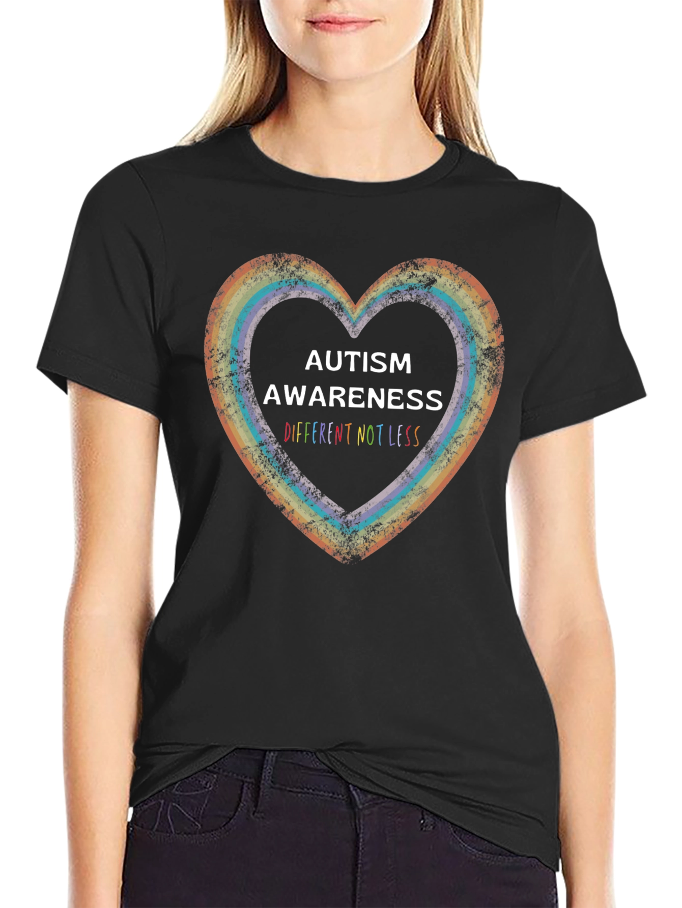 Autism Awareness Graphic Tee: Different Not Less