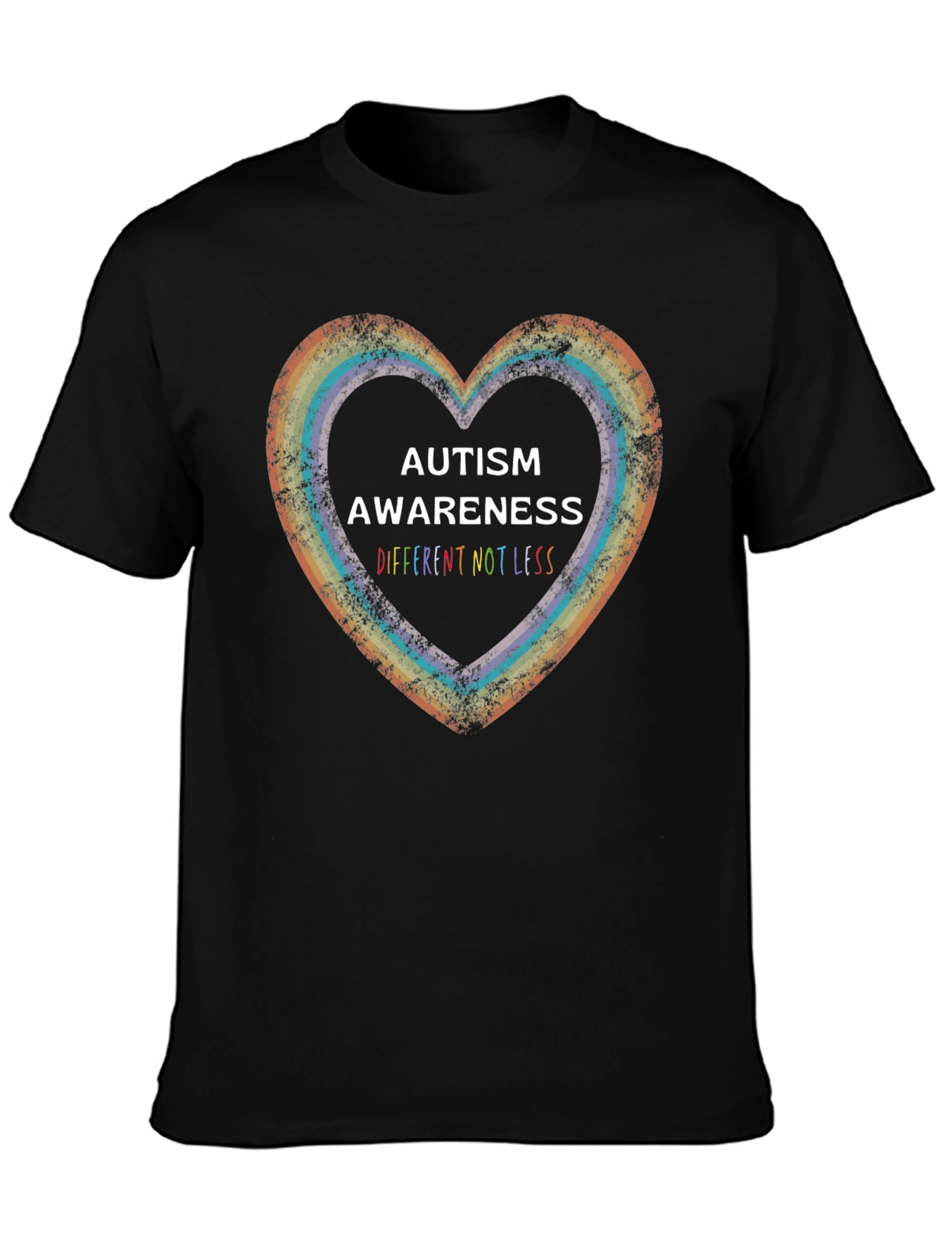 Autism Awareness Graphic Tee: Different Not Less
