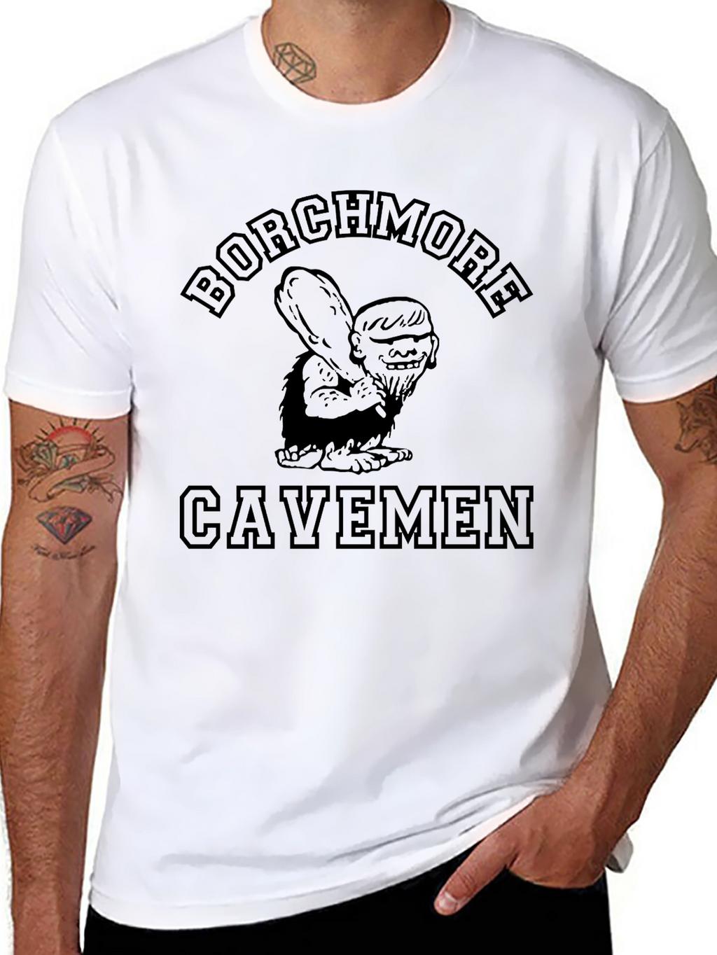 Borchmore Cavemen Graphic T-Shirt
