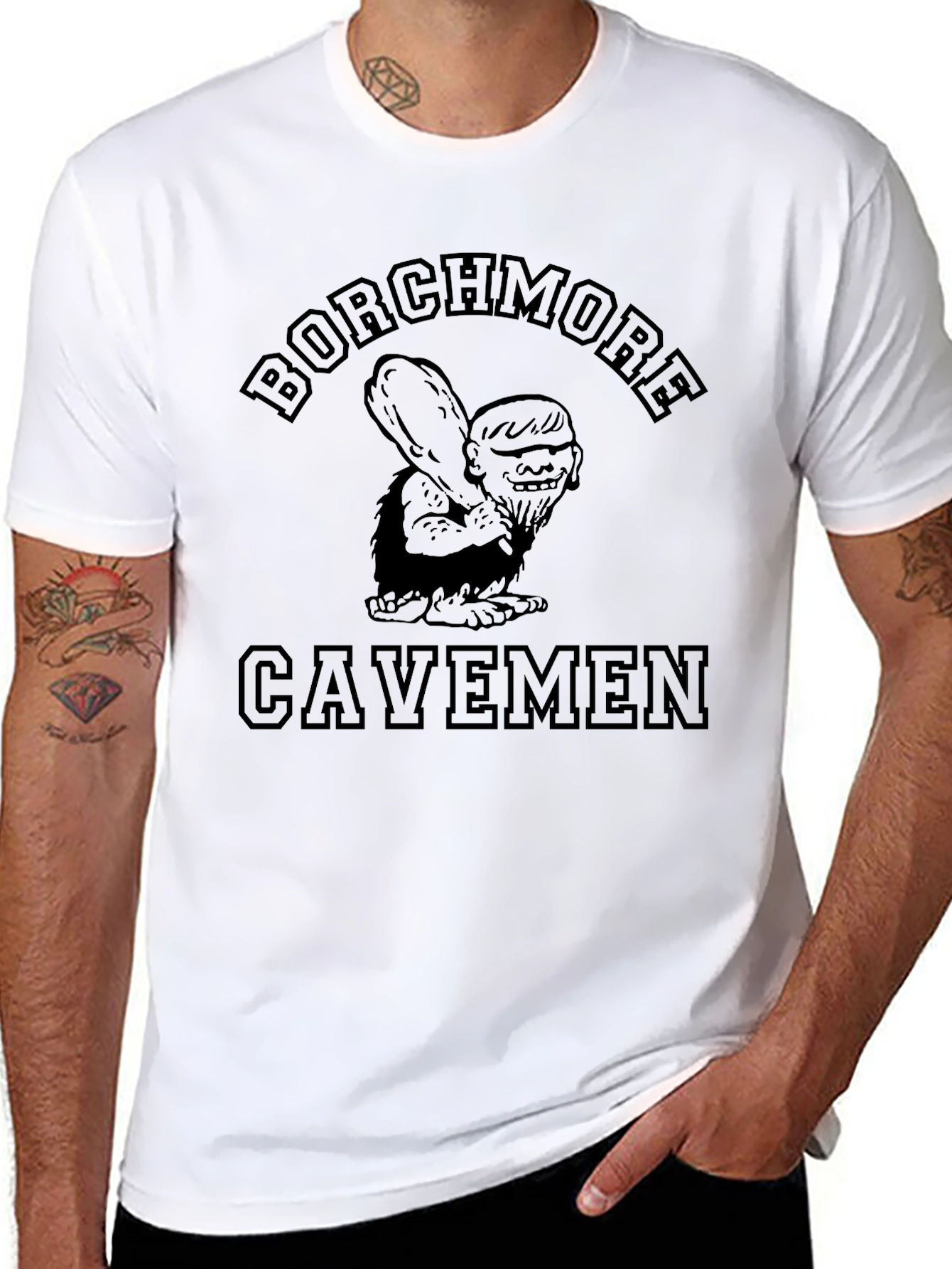Borchmore Cavemen Graphic T-Shirt
