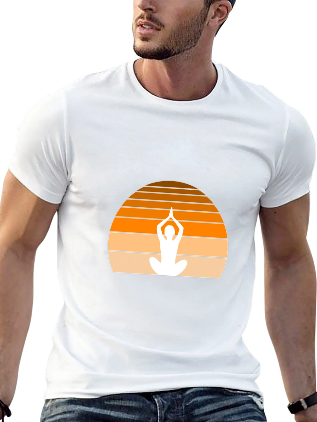 Sunset Yoga T-Shirt - Meditate in Style