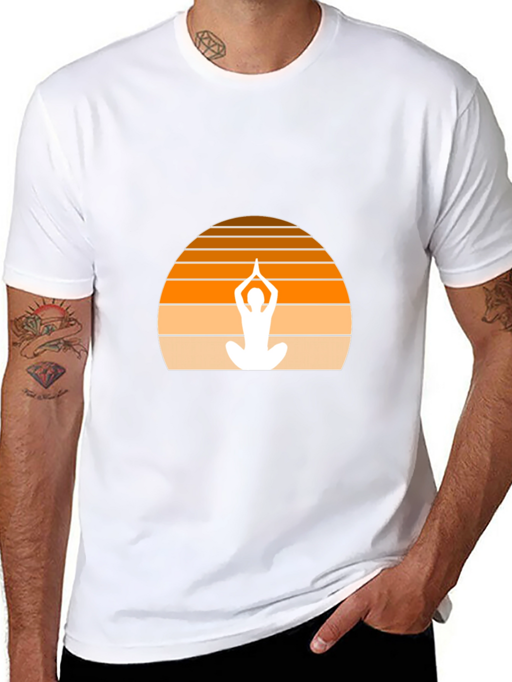 Sunset Yoga T-Shirt - Meditate in Style