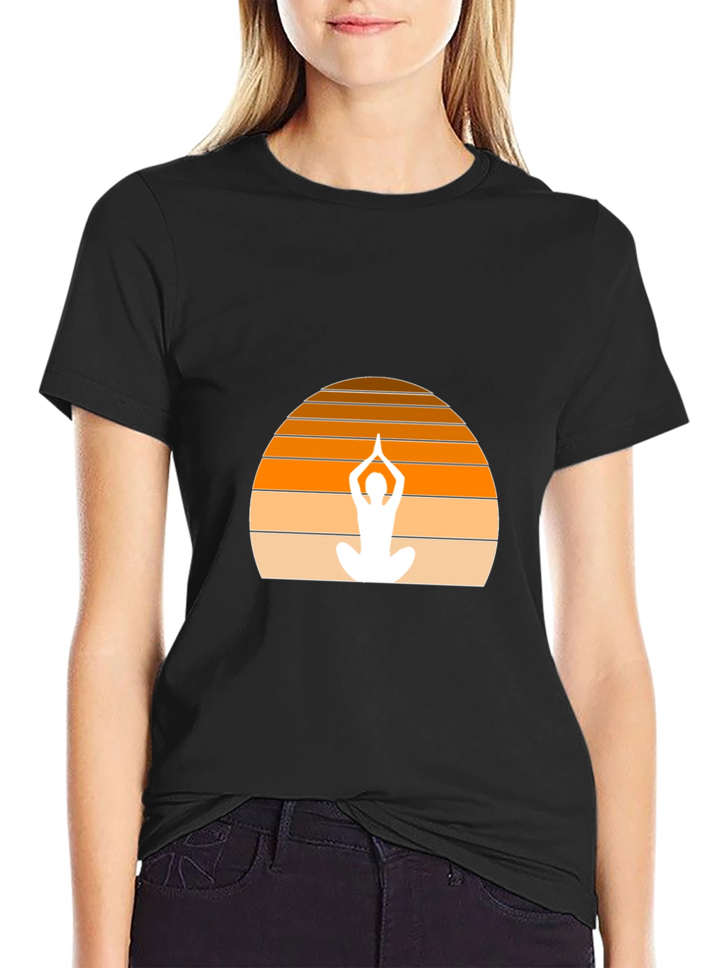 Sunset Yoga T-Shirt - Meditate in Style