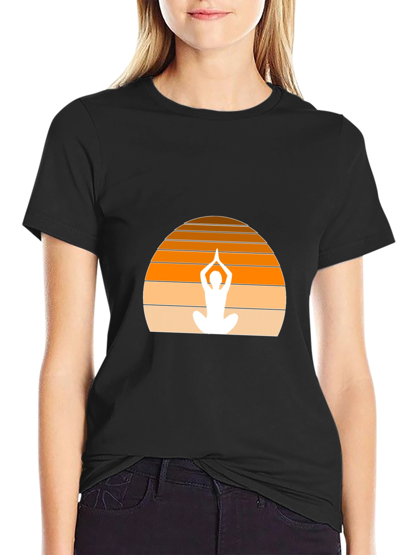 Sunset Yoga T-Shirt - Meditate in Style