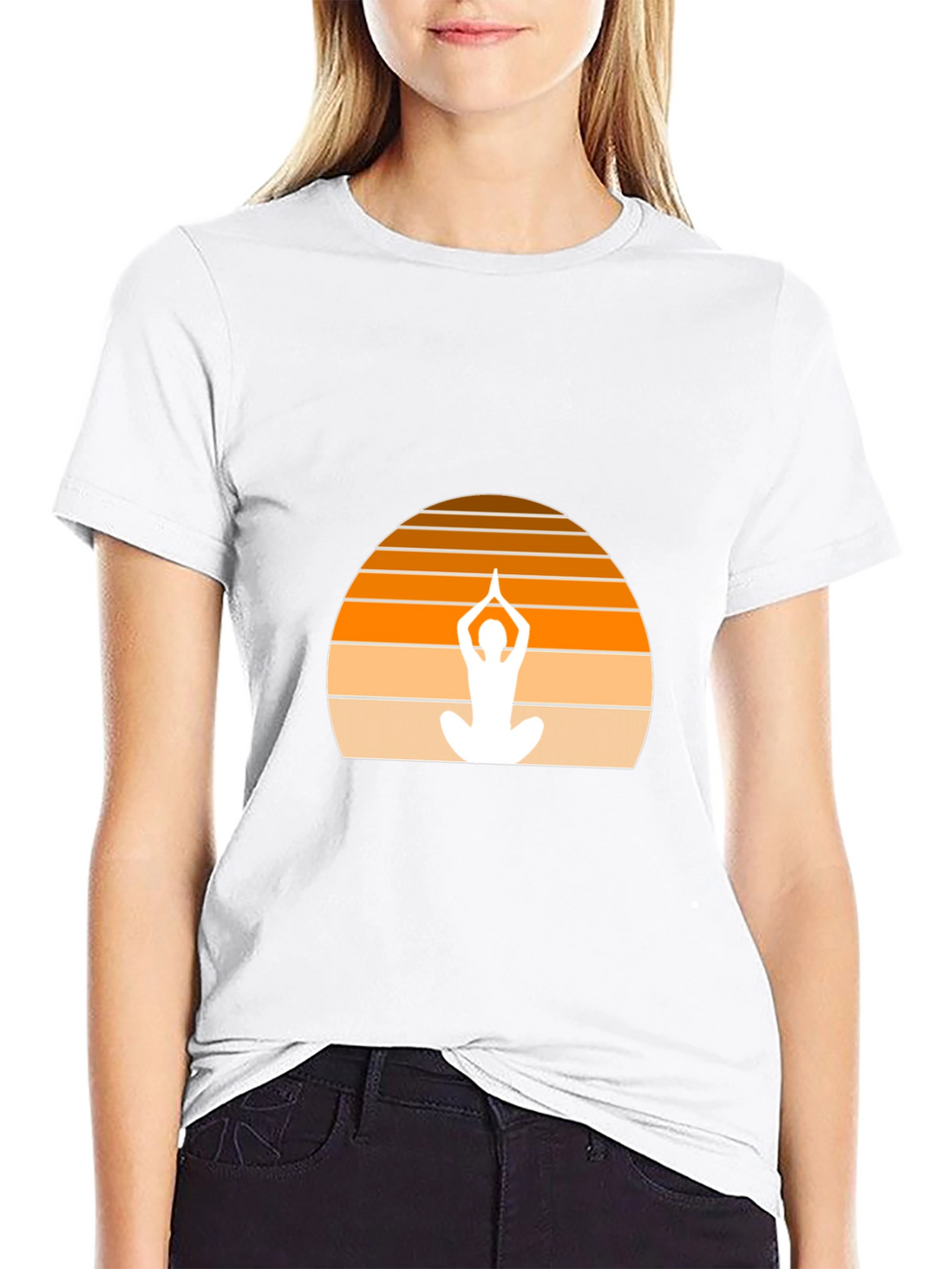 Sunset Yoga T-Shirt - Meditate in Style
