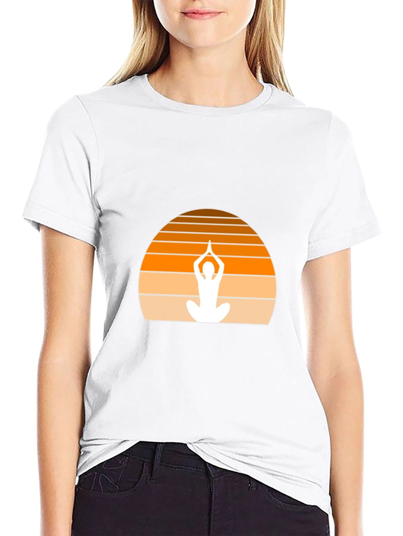 Sunset Yoga T-Shirt - Meditate in Style