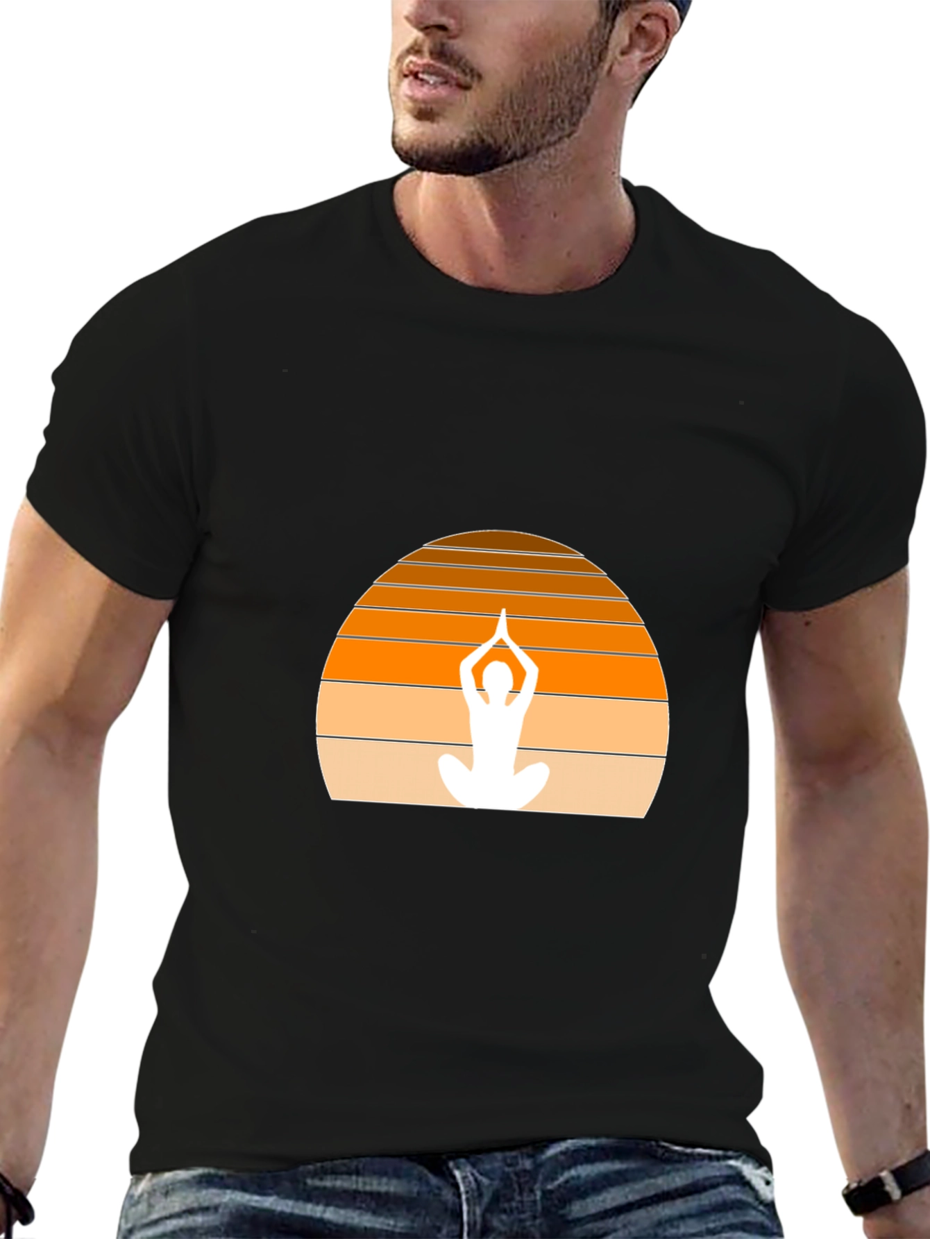 Sunset Yoga T-Shirt - Meditate in Style