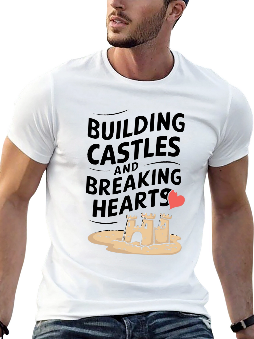 Building Castles & Breaking Hearts Graphic Tee