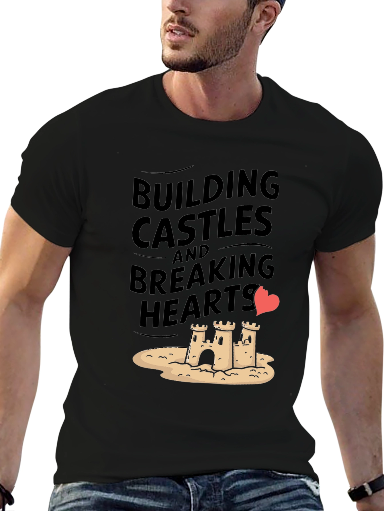 Building Castles & Breaking Hearts Graphic Tee
