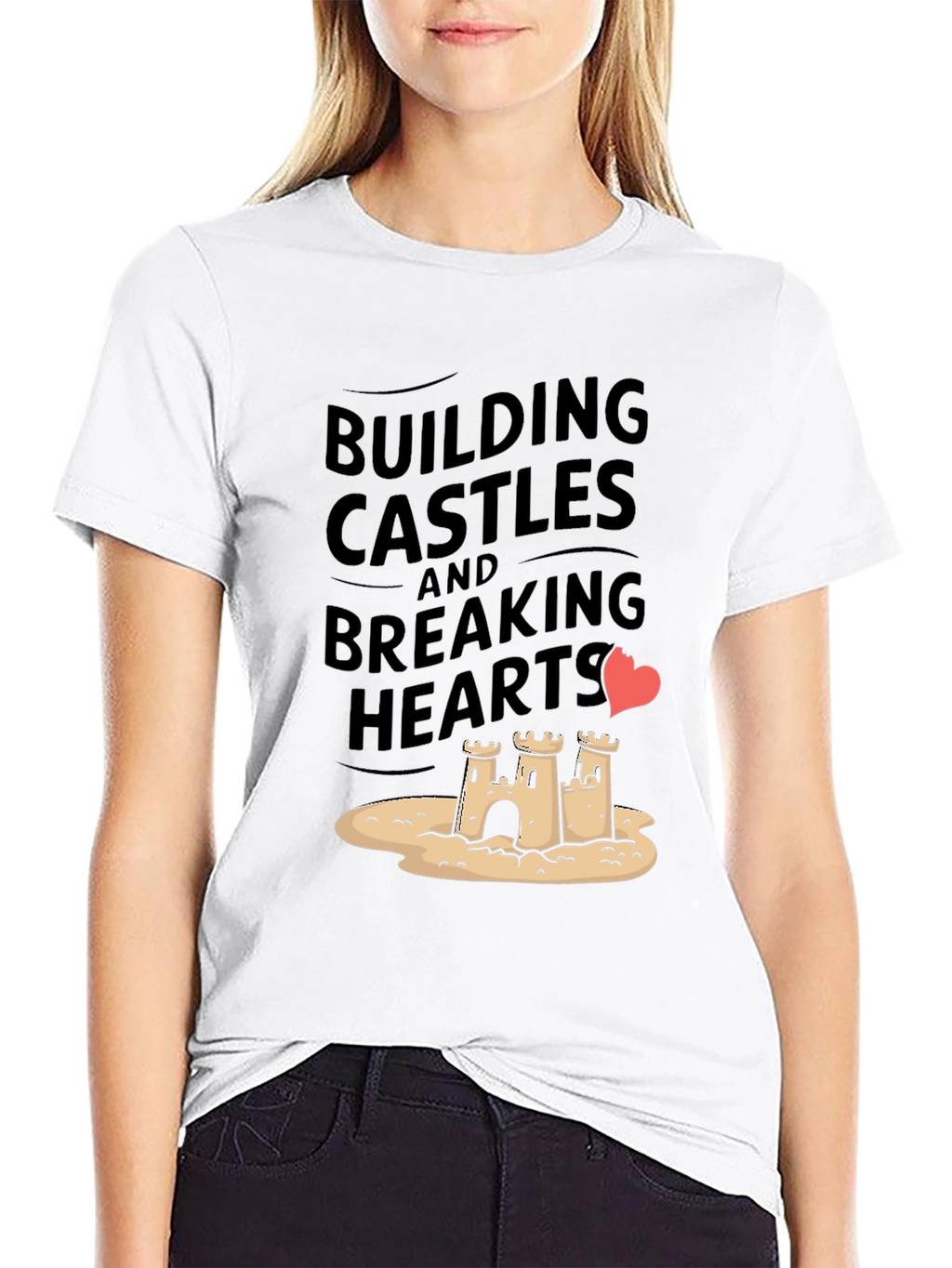 Building Castles & Breaking Hearts Graphic Tee