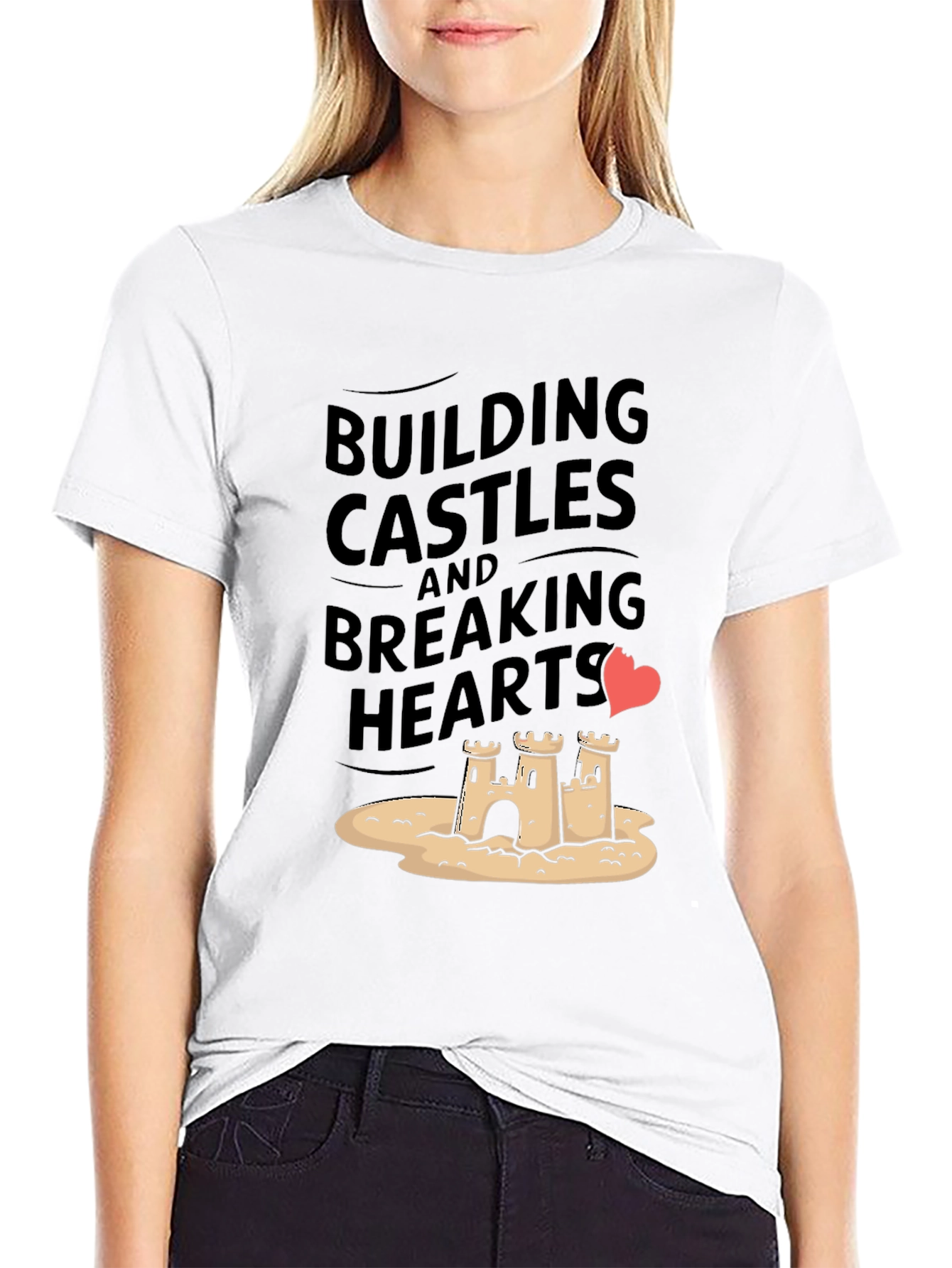 Building Castles & Breaking Hearts Graphic Tee