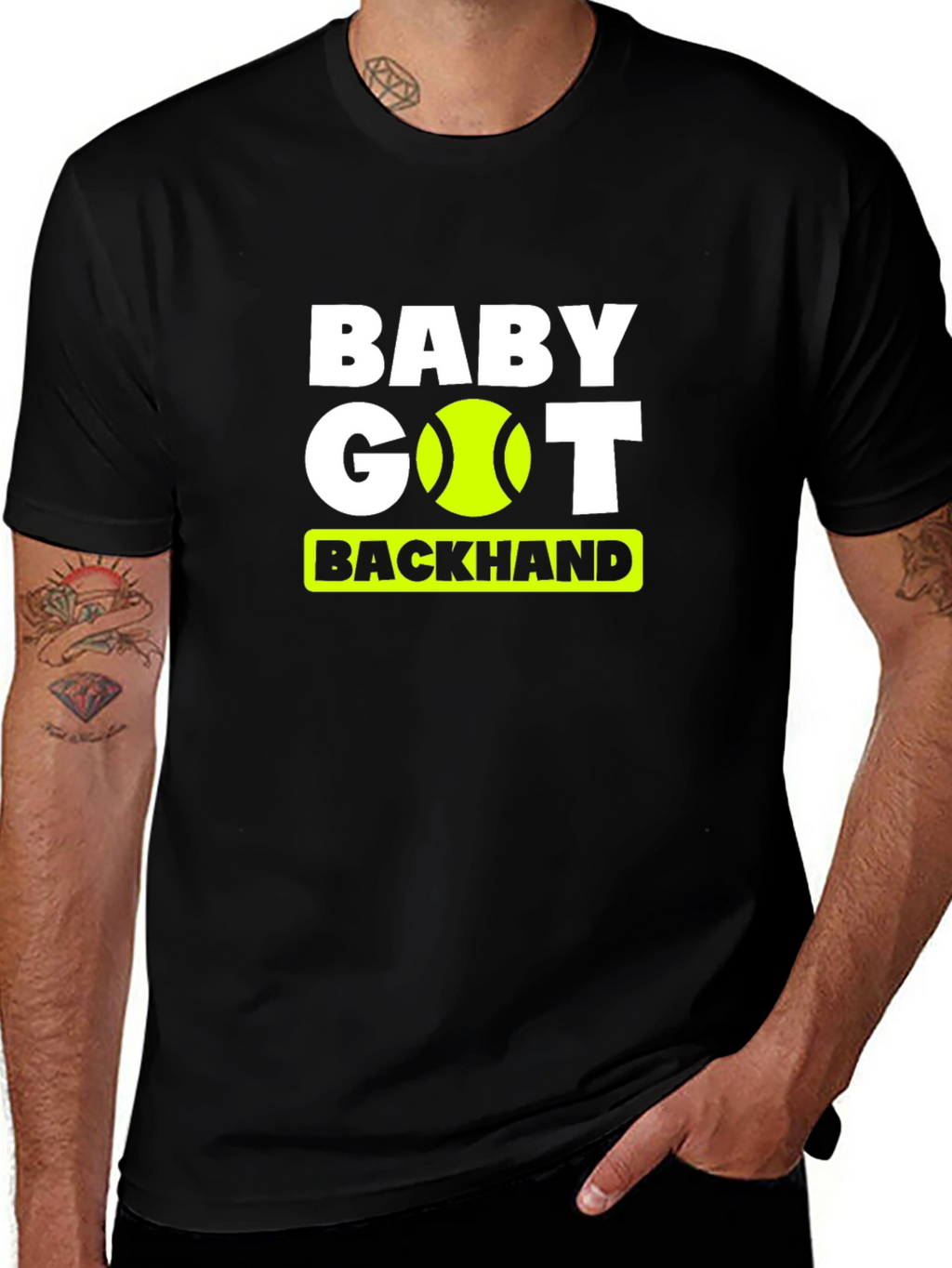 Baby Got Backhand Tennis T-Shirt