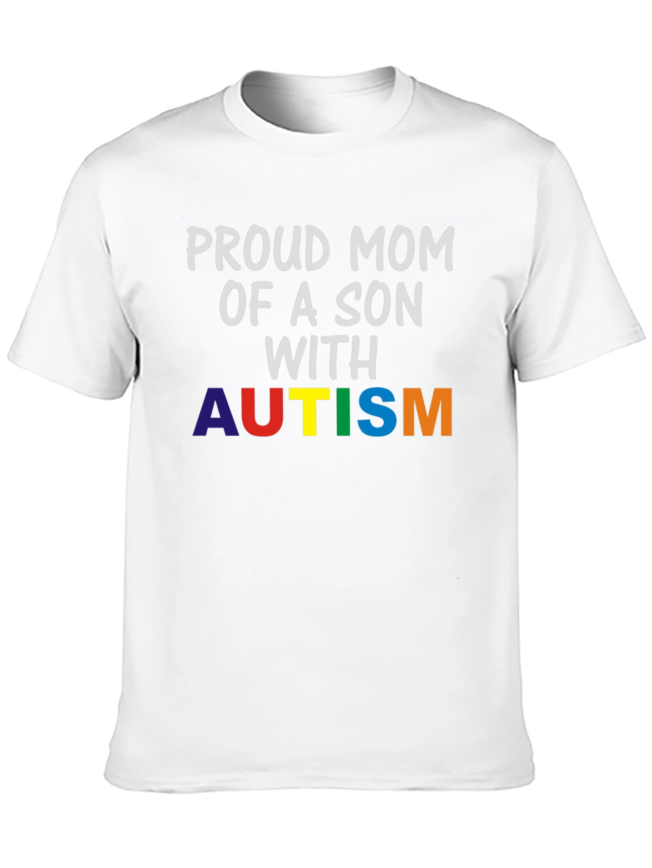 Proud Mom of Son with Autism T-Shirt