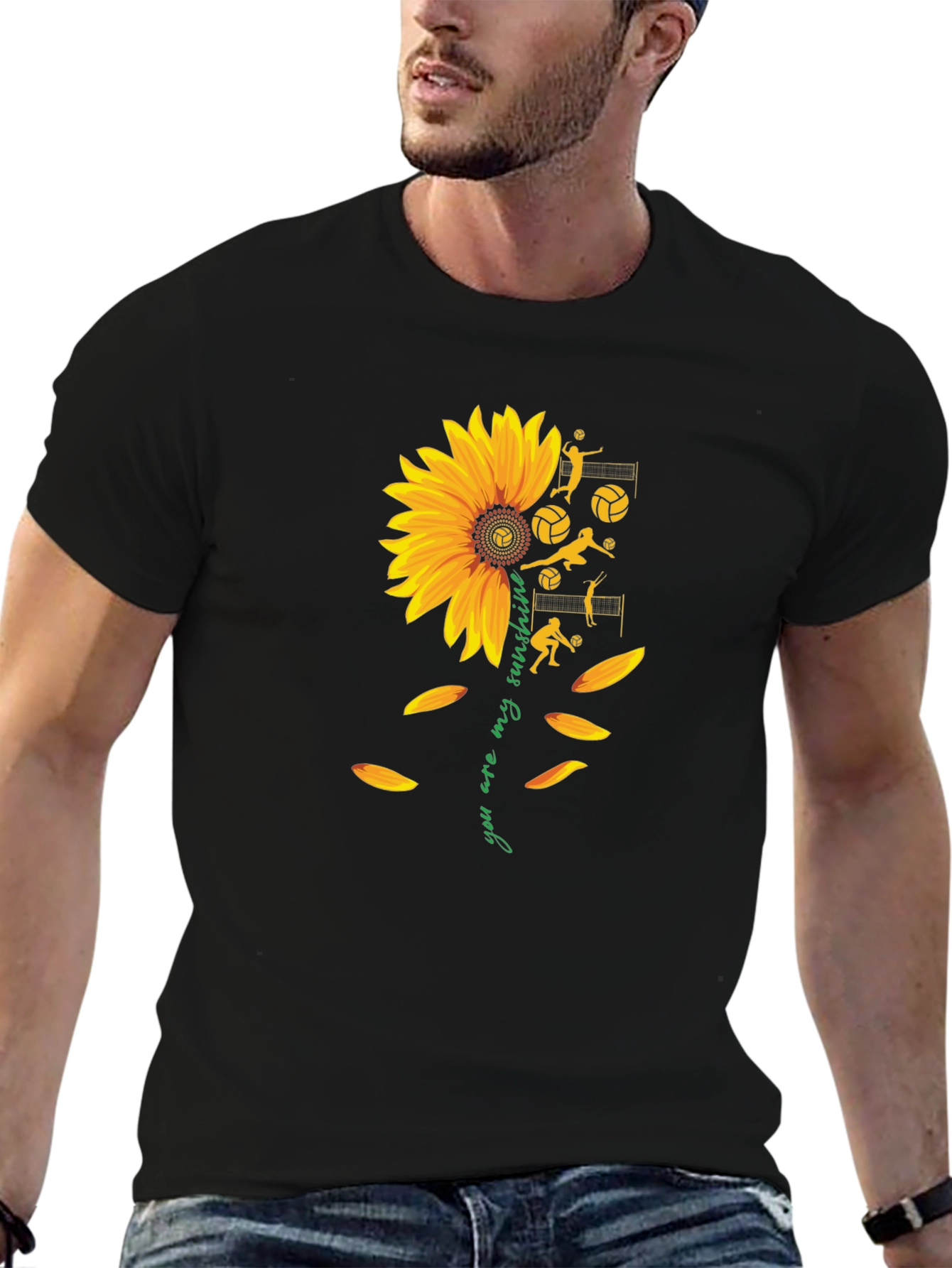 Sunflower Volleyball Graphic Tee