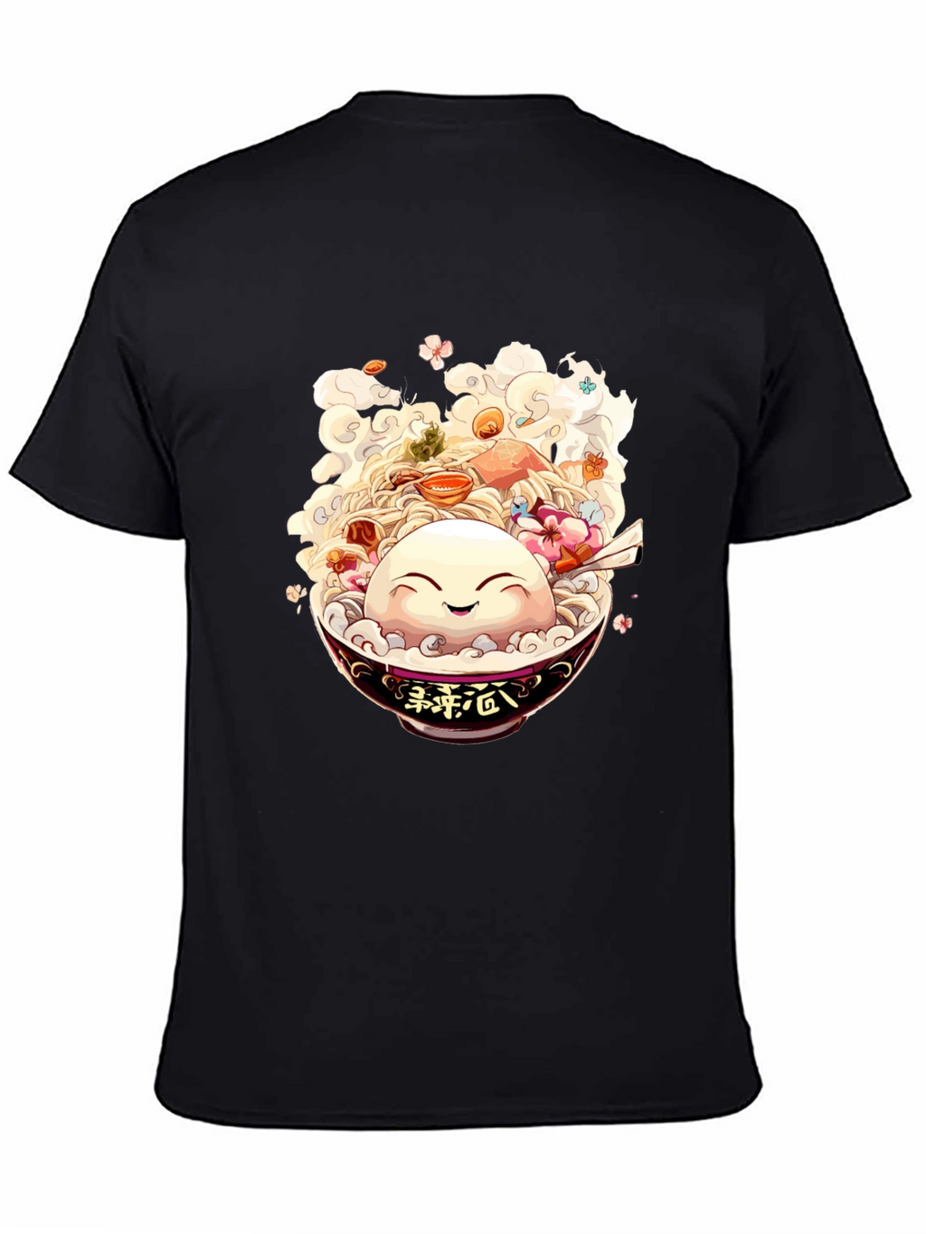 Anime Ramen Bowl Graphic T-Shirt