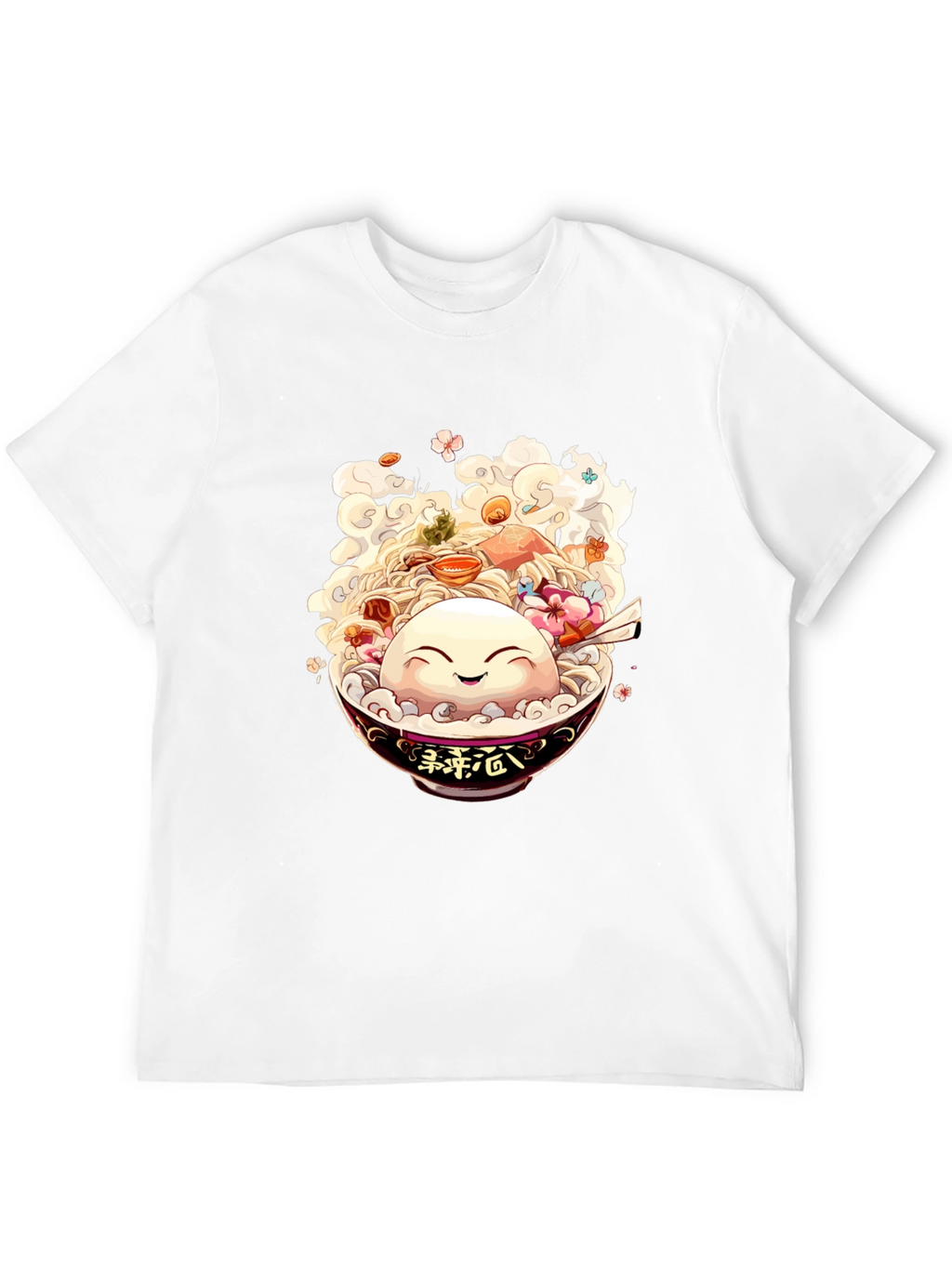Anime Ramen Bowl Graphic T-Shirt