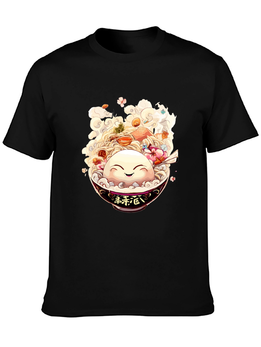 Anime Ramen Bowl Graphic T-Shirt